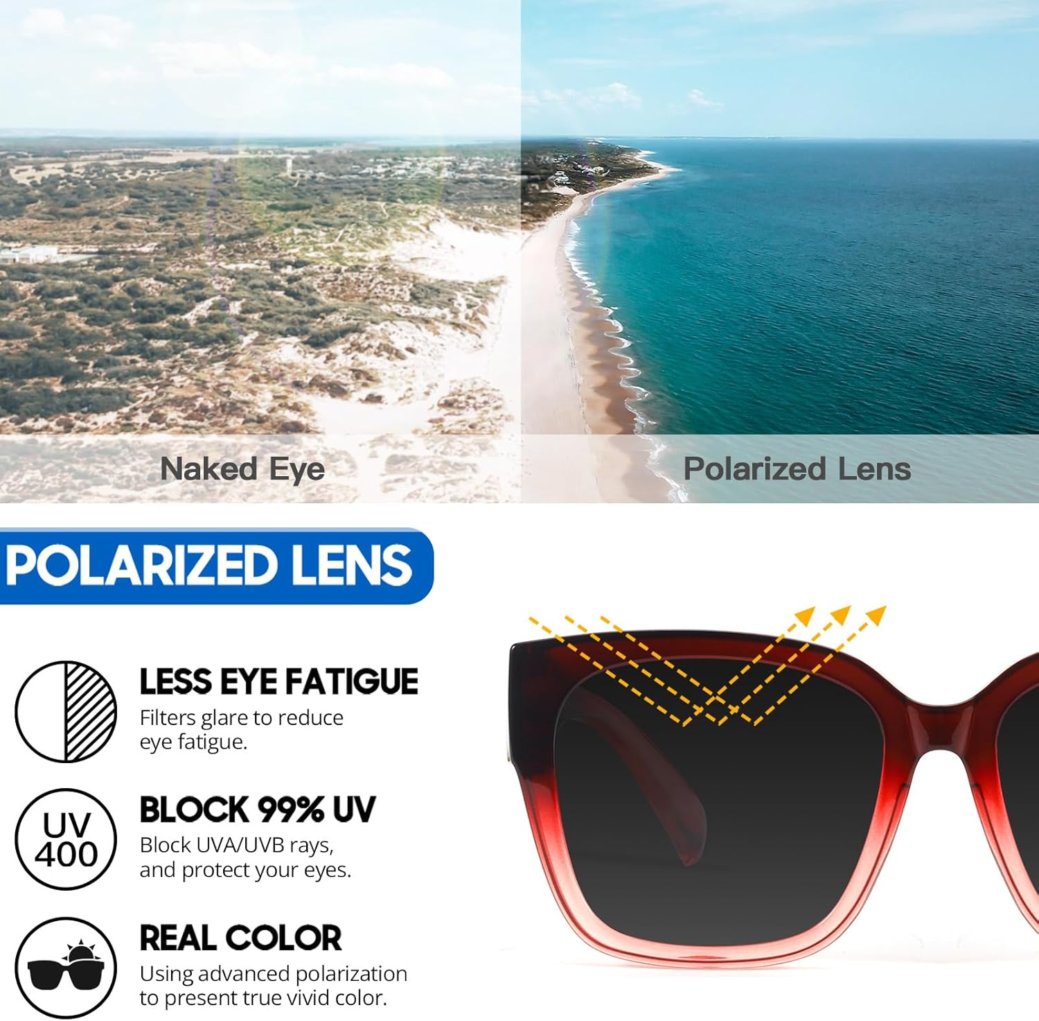Detalle 1 de Over glasses sunglasses 2 pack