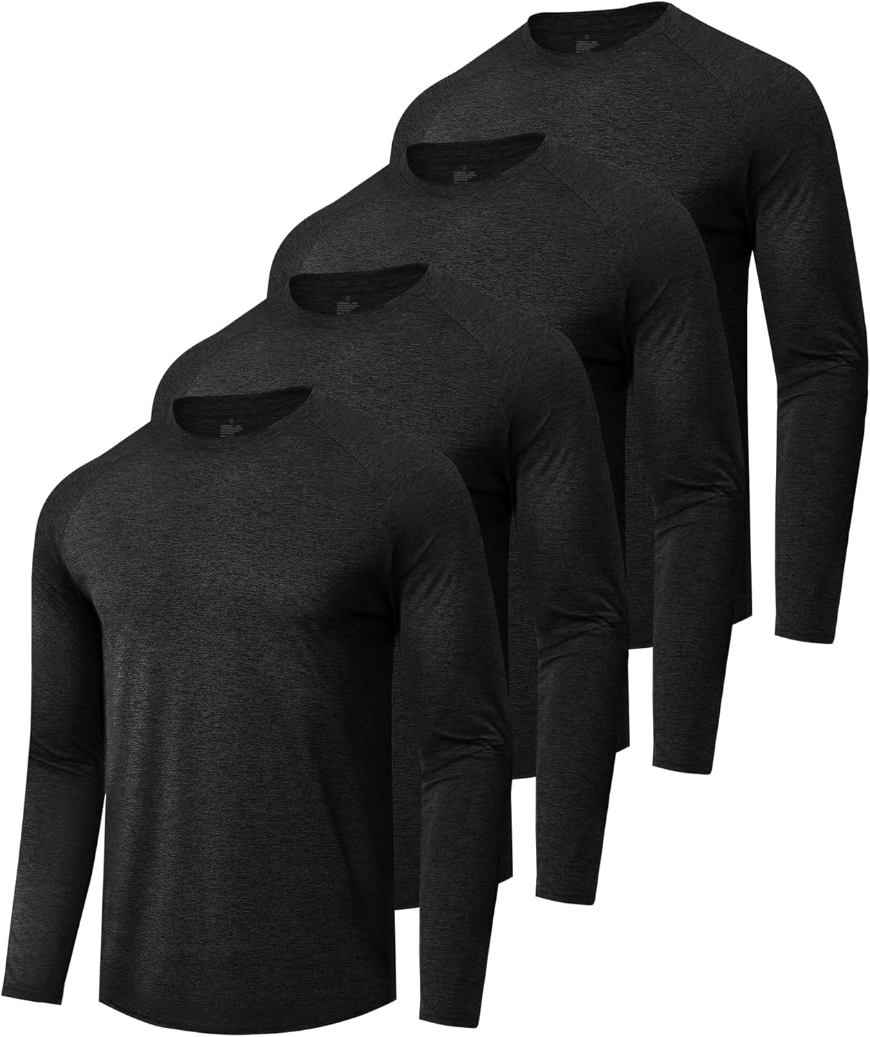 Thumbnail 6 de BOOJO 4-Pack Long Sleeve Shirts for Men (Quick Dry, UPF Sun Protection)