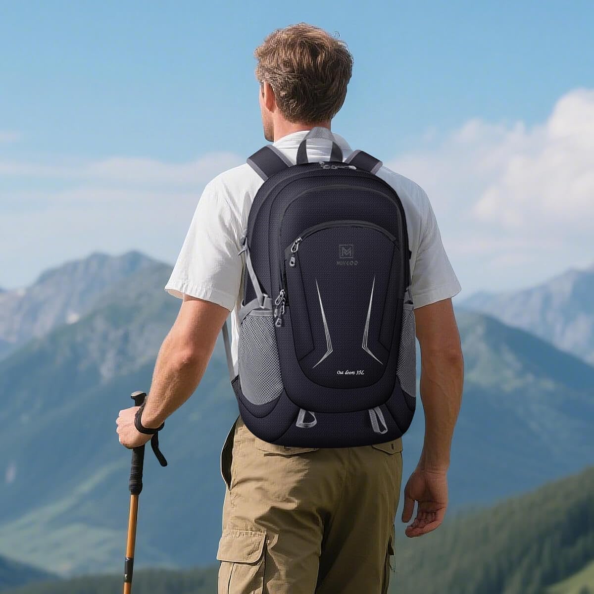 Thumbnail 6 de MIYCOO Ultra Lightweight Packable Backpack (Waterproof, 35L, Foldable Daypack)