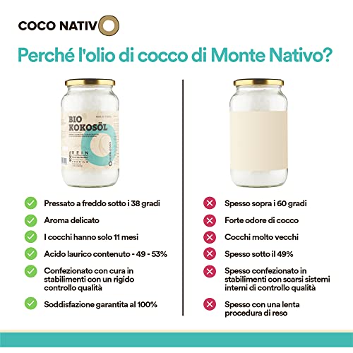 Thumbnail 6 de CocoNativo Olio di Cocco Bio 1000 ml: versatile per cucina, capelli e pelle