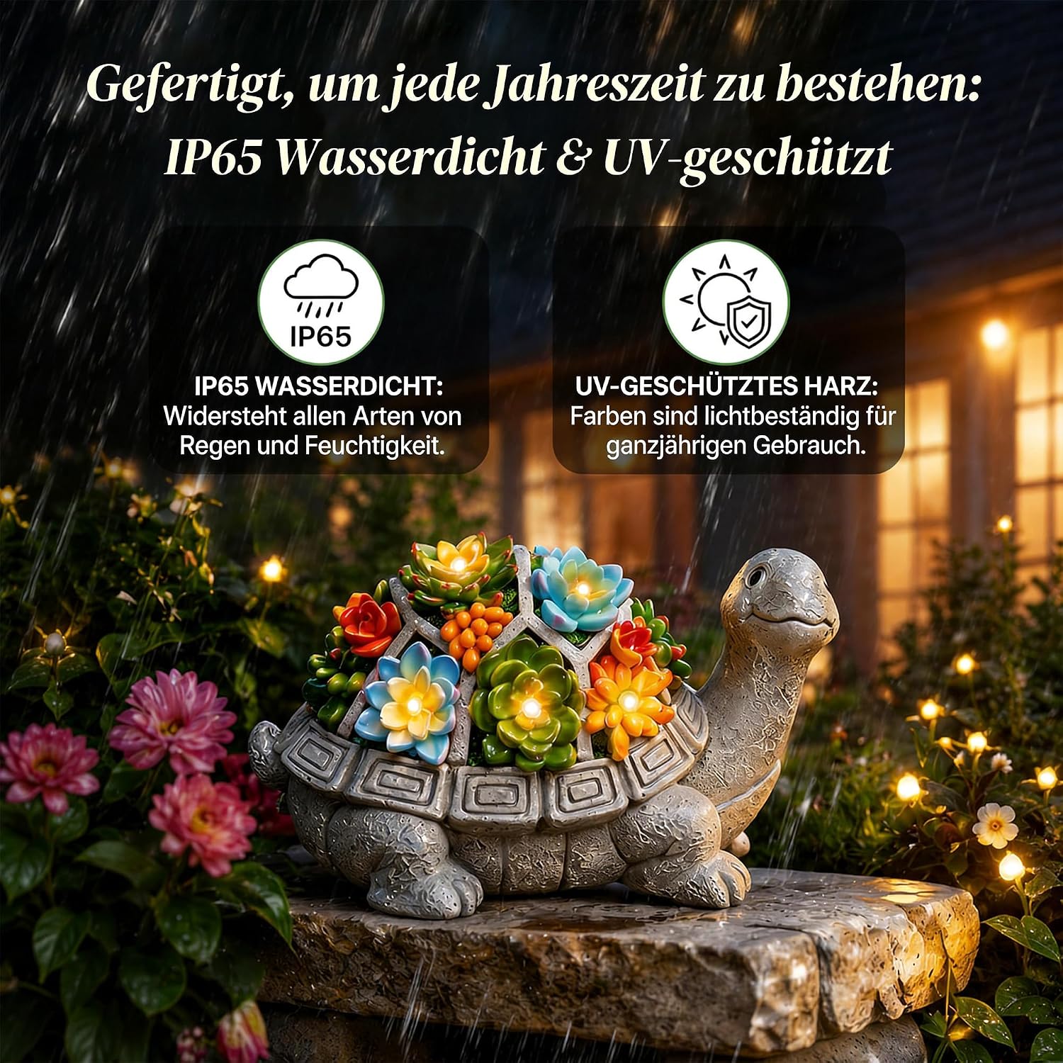 Thumbnail 5 de Yeomoo Schildkröte Gartendeko 12,5 cm 🐢