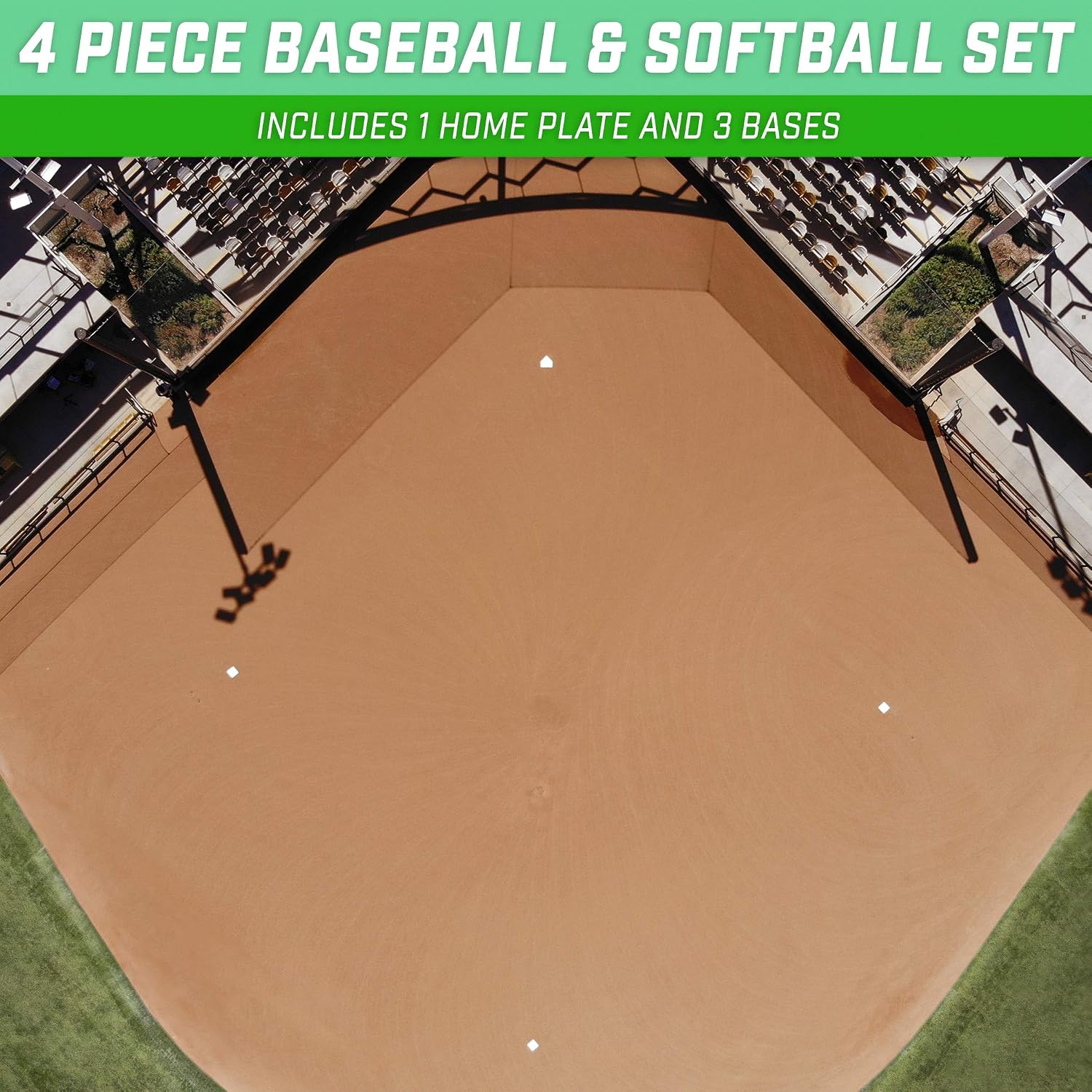 Detalle 2 de GoSports 4 Piece Premium Base Set