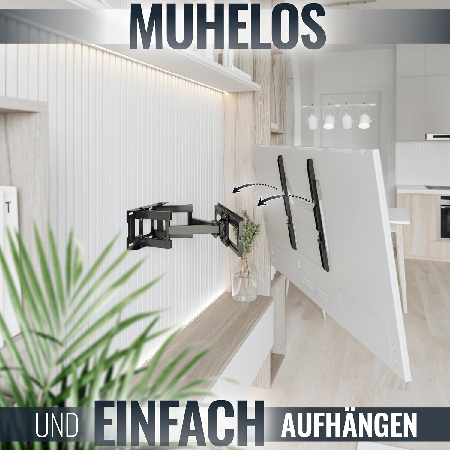 Detalle 2 de RICOO S5244 TV Wandhalterung 40–65 Zoll