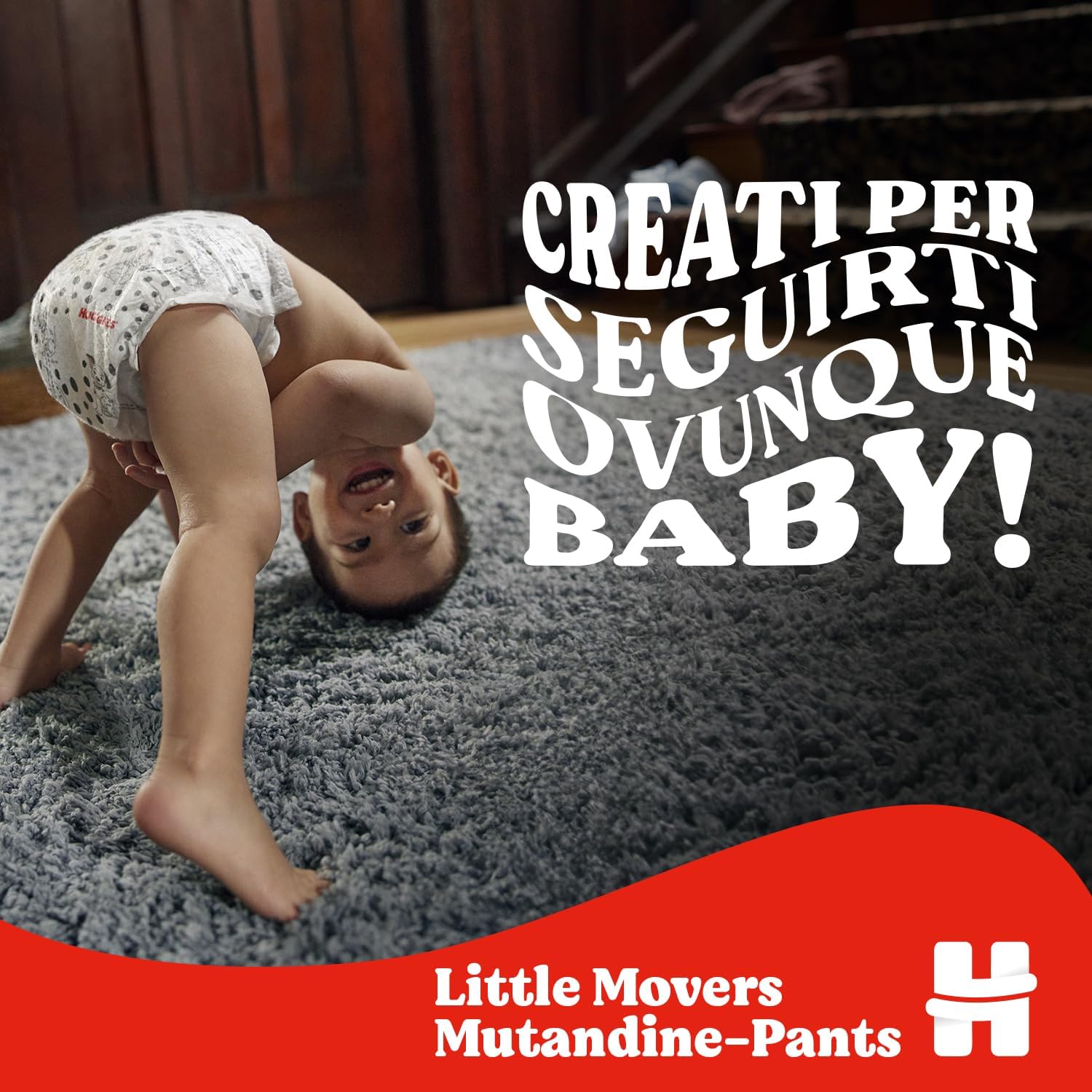Thumbnail 1 de Huggies Little Movers Mutandina Taglia 5 (12-17 Kg) – Ultra assorbente, protezione completa, 76 Pz