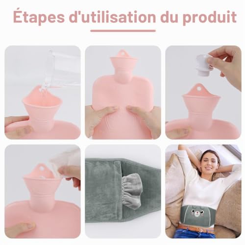 Detalle 2 de Pameil bouillotte avec ceinture 1 litre
