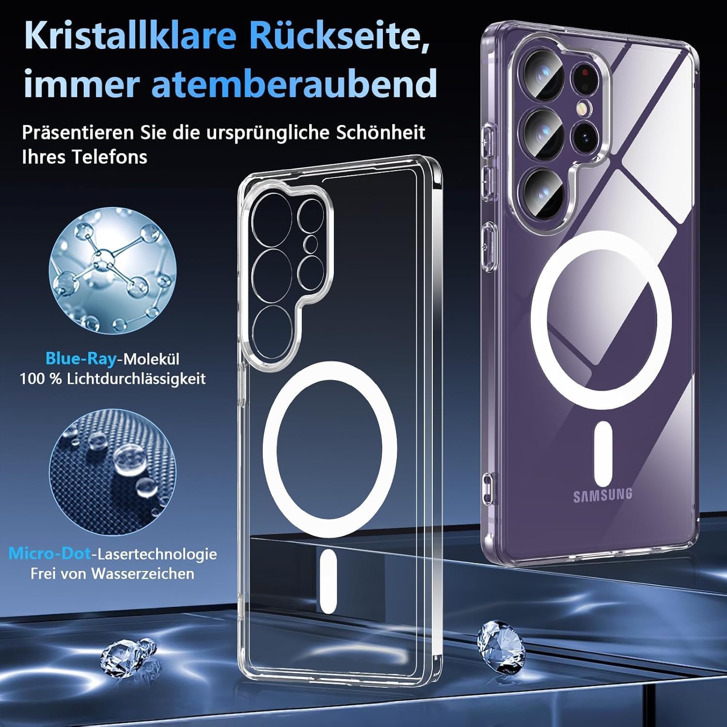 Thumbnail 4 de OWKEY Samsung Galaxy S25 Ultra Handyhülle 6,86"