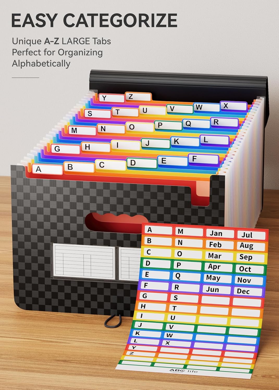 Thumbnail 3 de ABC life 26-pocket Expanding File Organiser