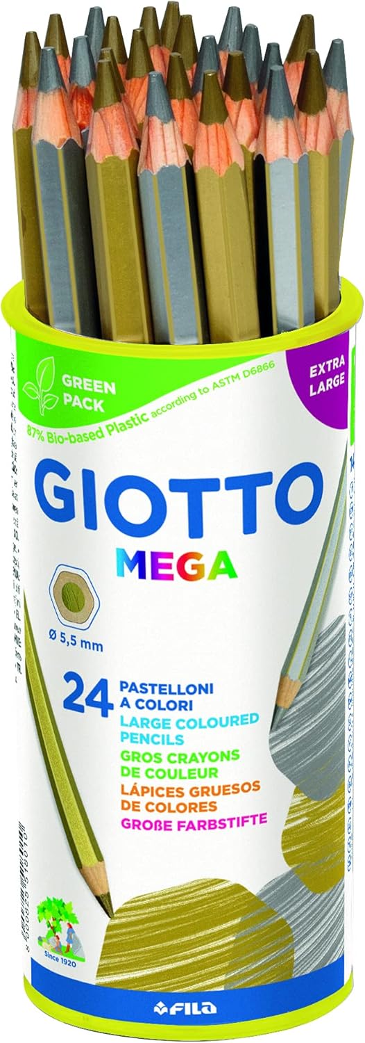 Giotto Mega Metallic Bleistift Pack 24 Bleistifte