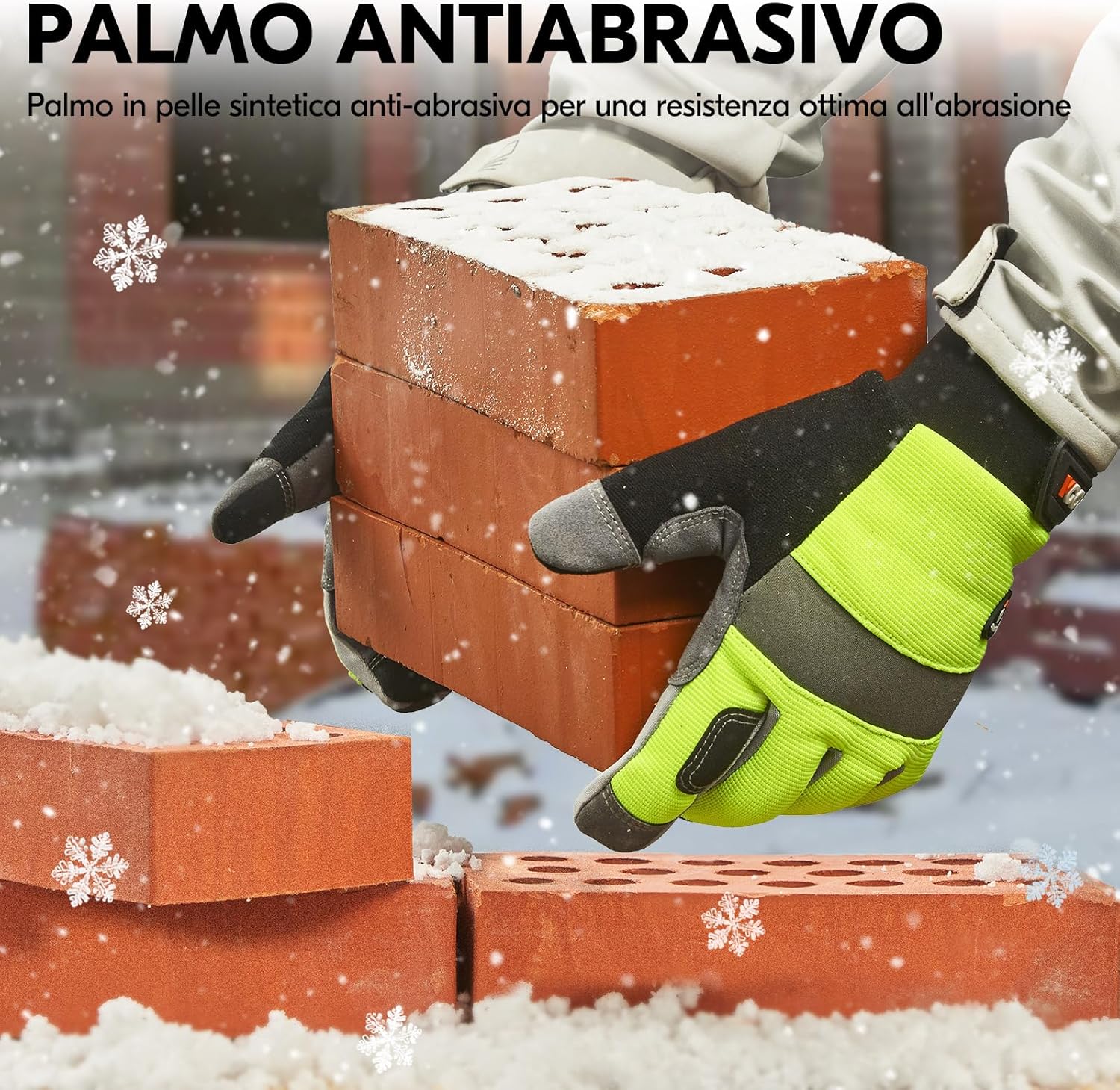 Thumbnail 3 de Vgo… Guanti lavoro termici impermeabili invernali con touchscreen (1 paio)