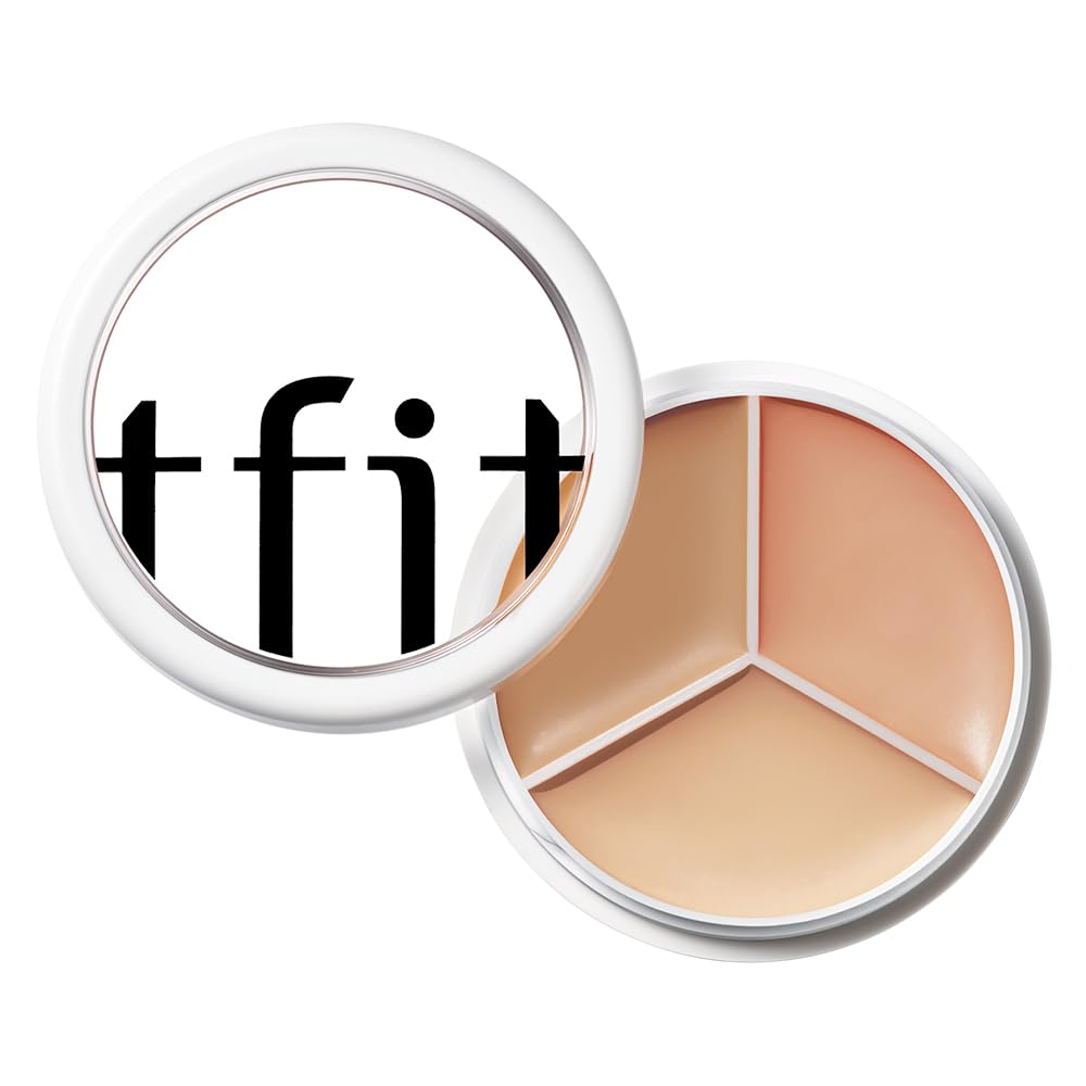Detalle de TFIT LHB25-TFIT0002 3-Color Concealer Palette, 02 Warm, 15 g