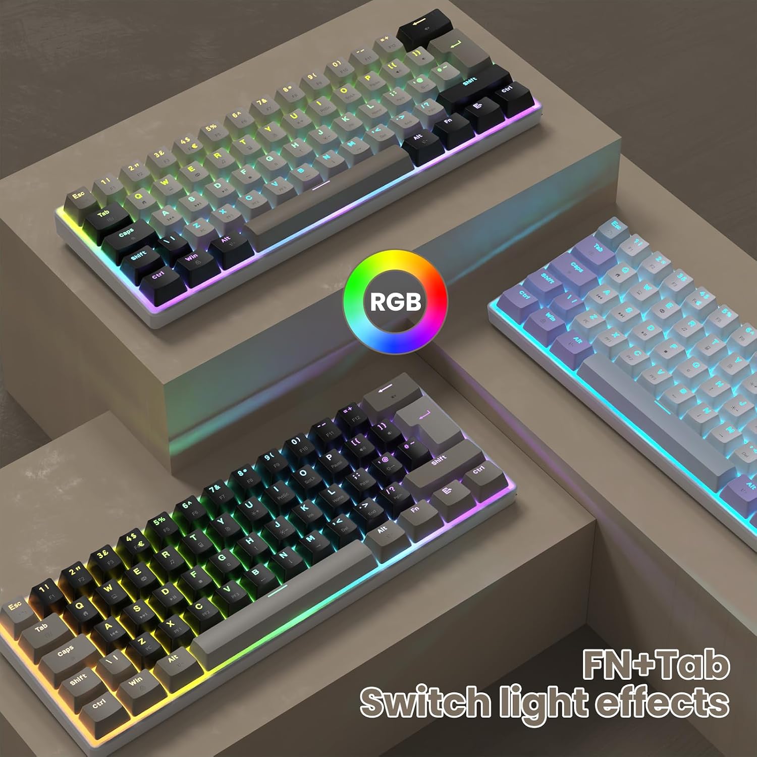 Detalle 1 de MAGIC-REFINER MK21 60% wired mechanical keyboard