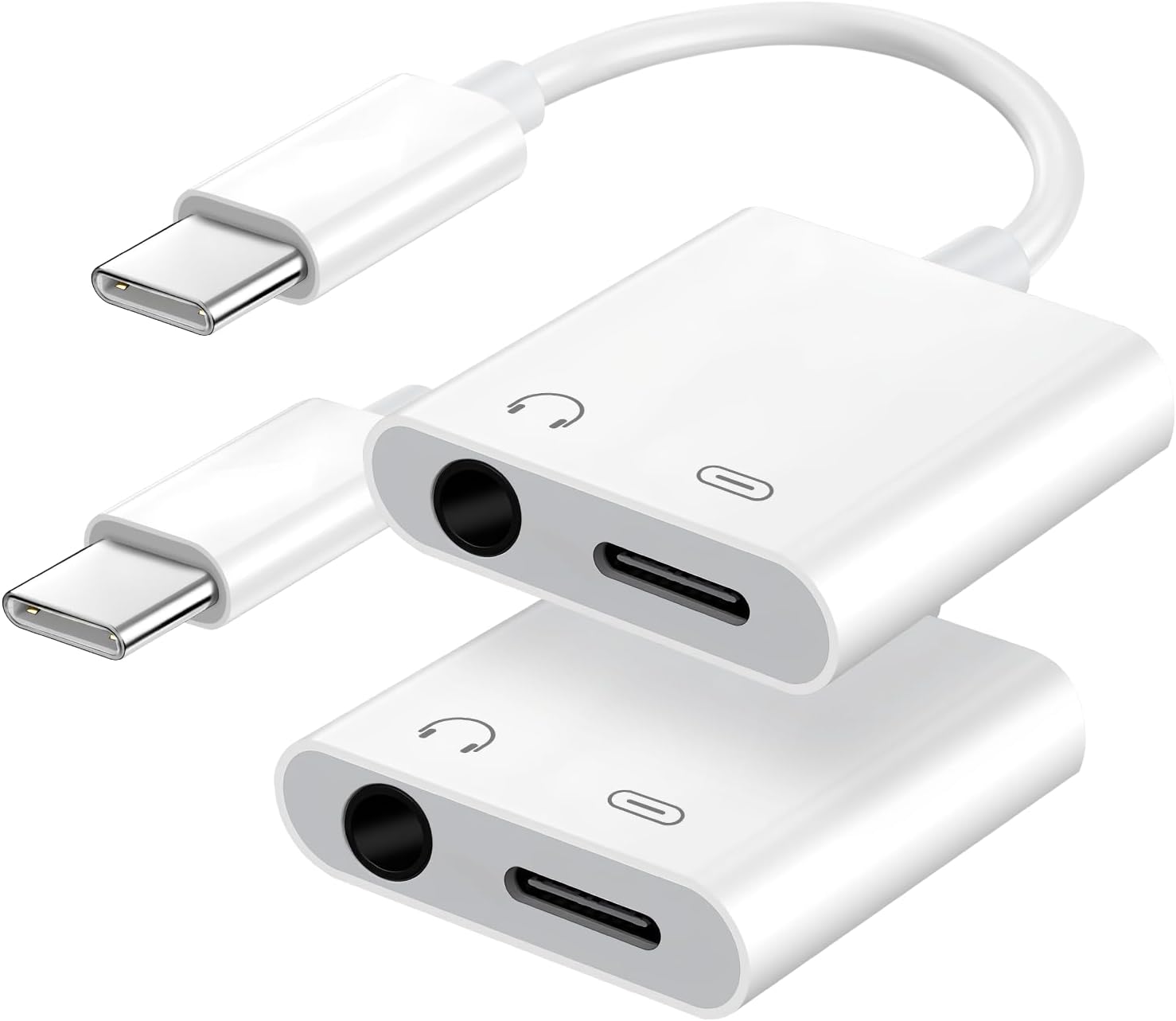 Detalle de Seulliya USB-C to 3.5mm Adapter 2-pack