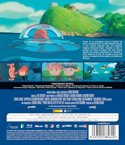 Thumbnail 1 de Vértigo Films Ponyo Blu-ray 🎥