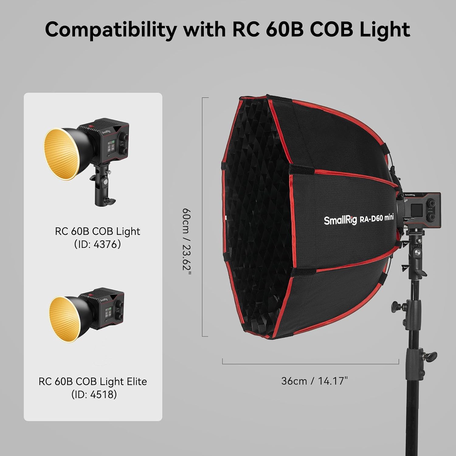 Thumbnail 6 de SMALLRIG RA-D60 Softbox 60cm para foto