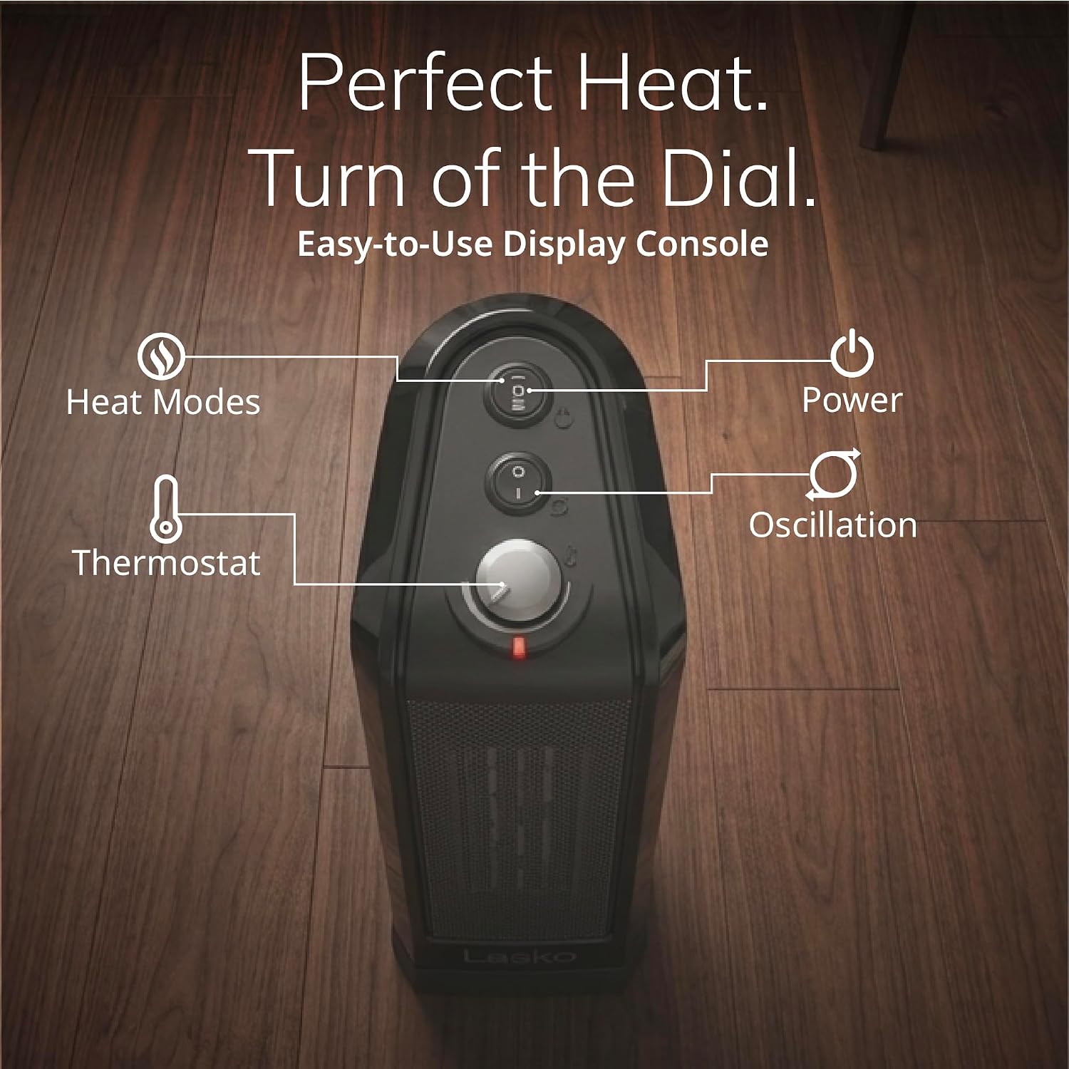 Thumbnail 4 de Lasko Ceramic Oscillating Heater 1500W ⚡