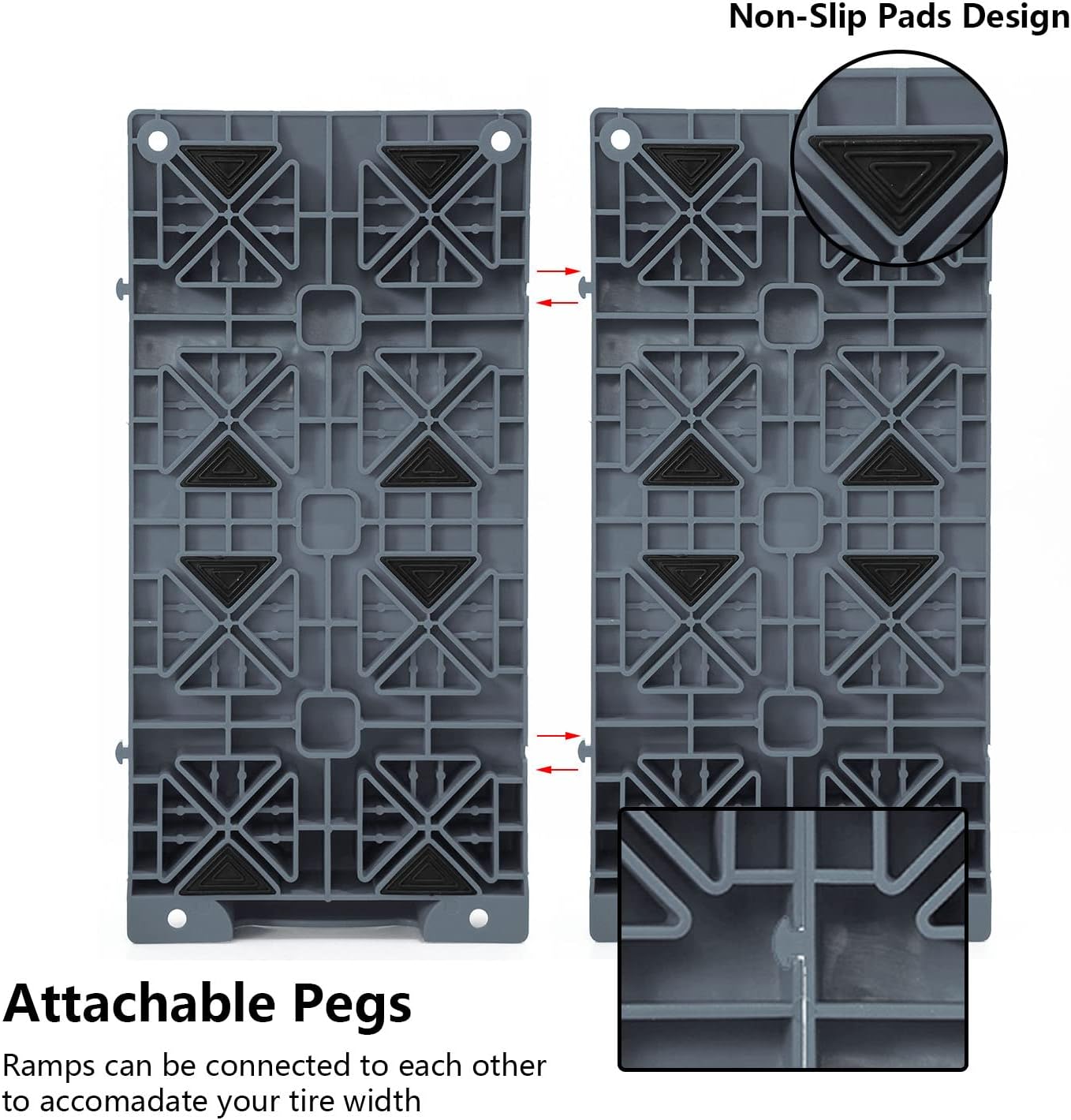 Detalle de Tire Saver Ramps Anti-Slip Pads 8 inch
