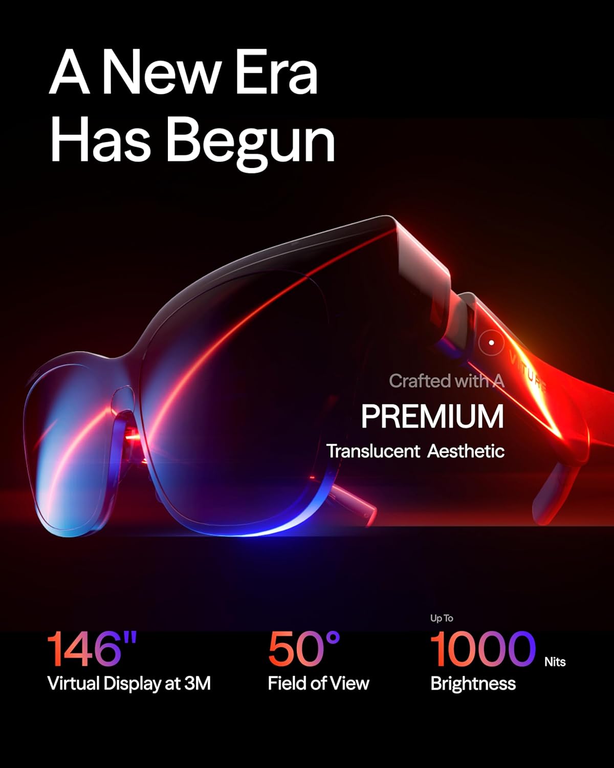 Detalle de VITURE Luma AR/XR Glasses 146” display