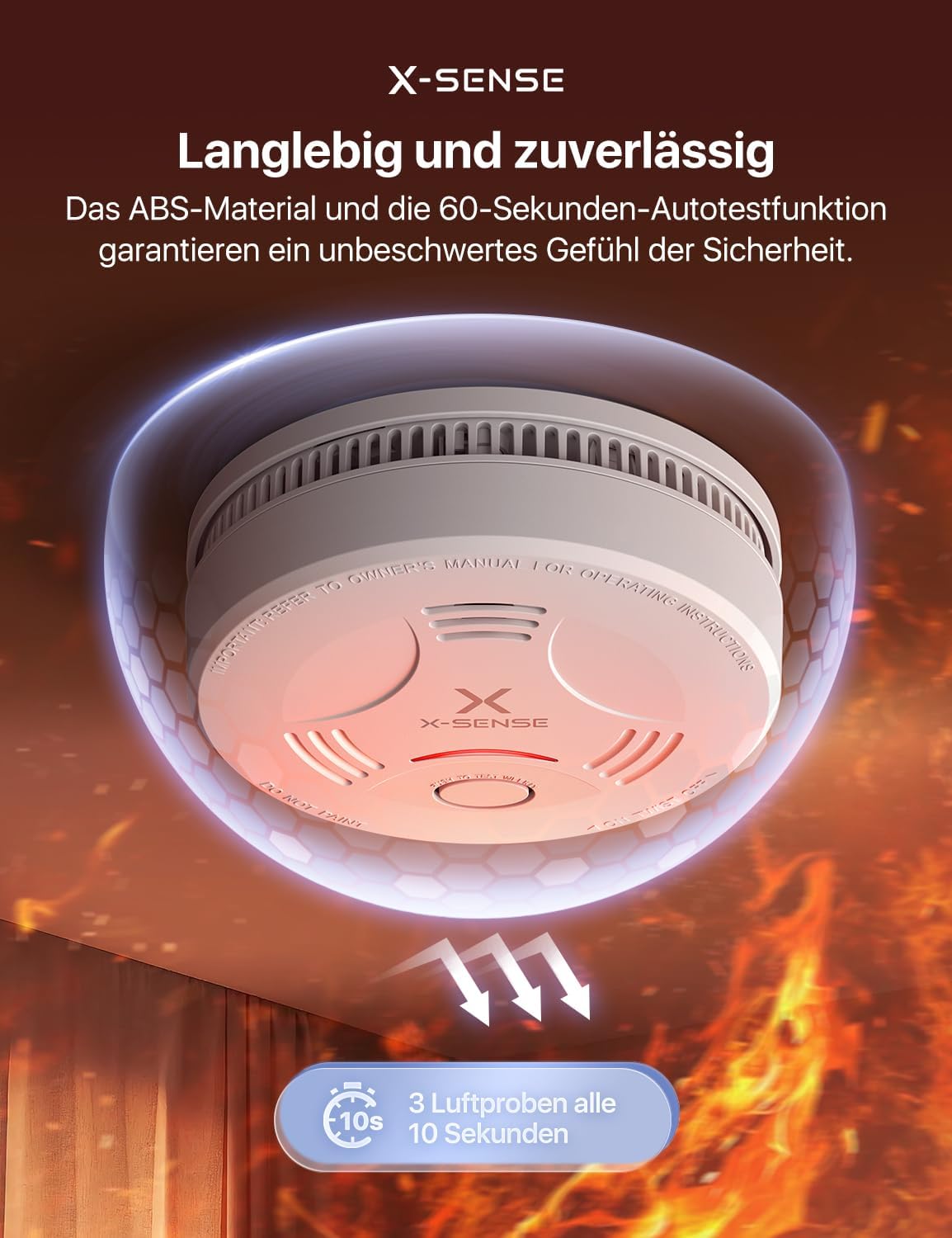 Thumbnail 3 de X-Sense Rauchmelder SD11 5er‑Set mit 10 Jahre Batterie