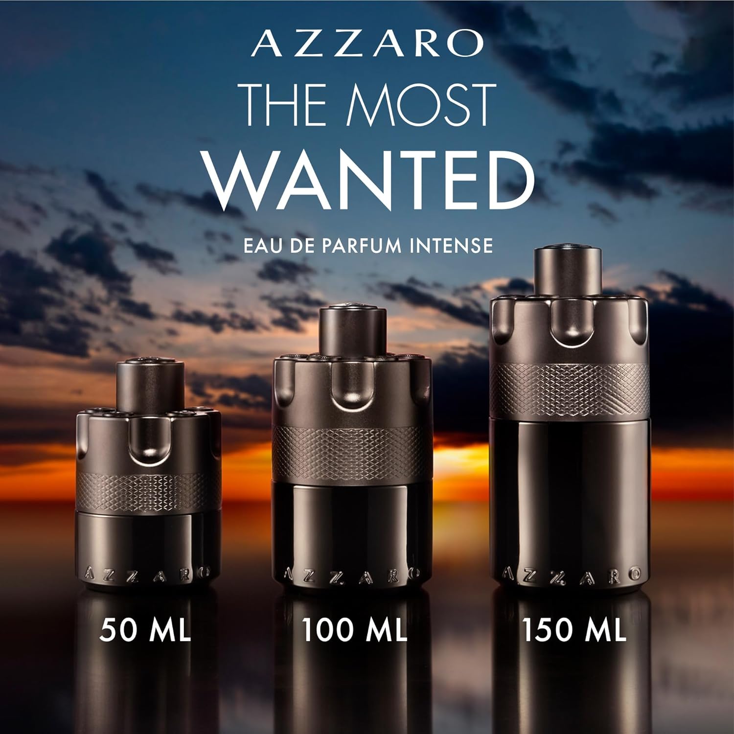 Detalle de Azzaro The Most Wanted Intense Homme Eau de Parfum Fougère Ambré Boisé – spray longue tenue