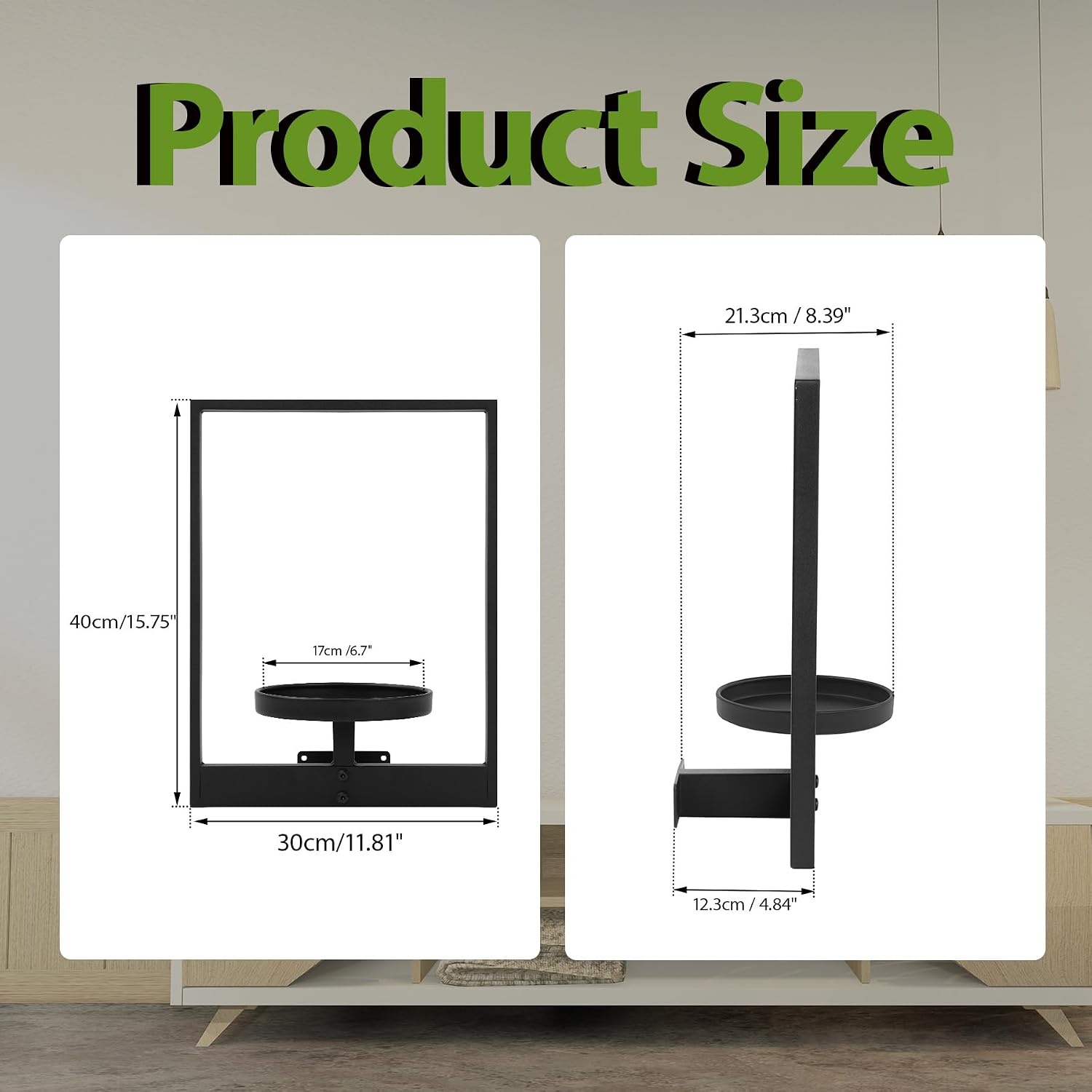 Thumbnail 6 de Vitalsvn Wall-Mounted Plant Stand, 3-Pack