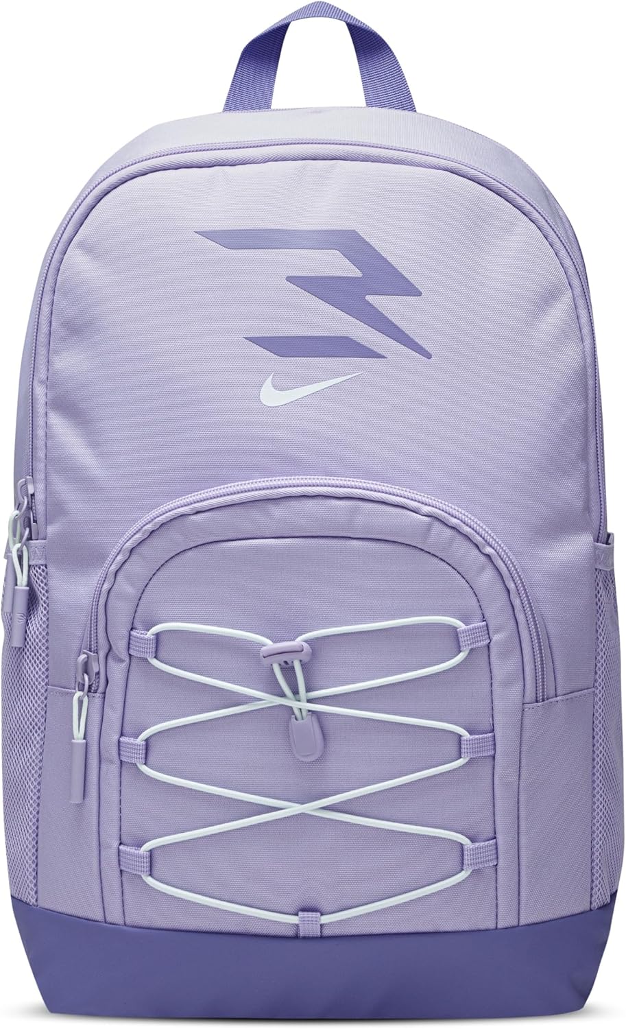 Detalle de Nike 3BRAND Kids Blitz Bungee Backpack for School, Black/White