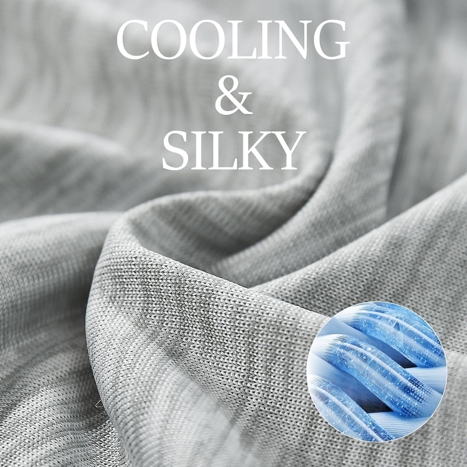 Thumbnail 4 de Avoalre Cooling Blanket for Night Sweats Q-Max>0.5 (Arc-Chill3.0) 150x200cm – Double-Sided, Lightweight Summer Throw