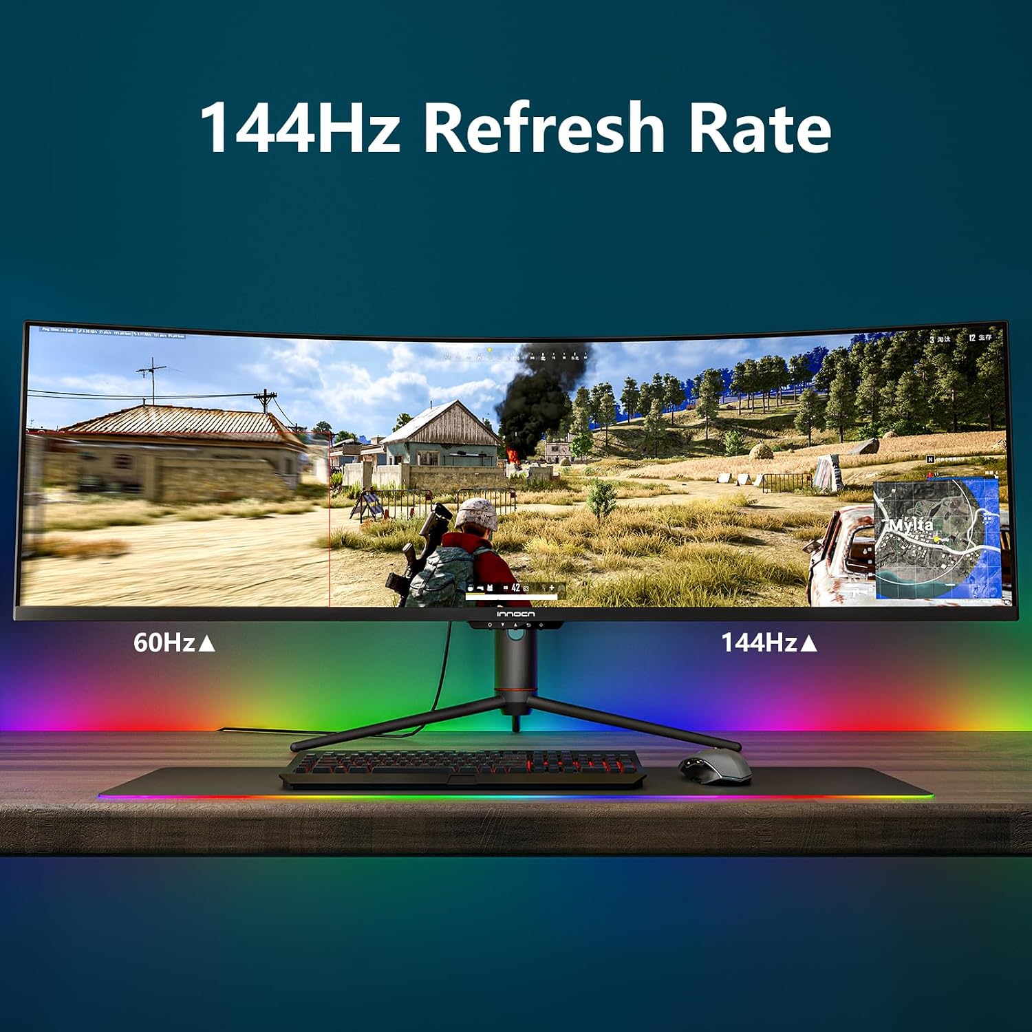 Detalle de INNOCN Curved Gaming Monitor 49C1G
