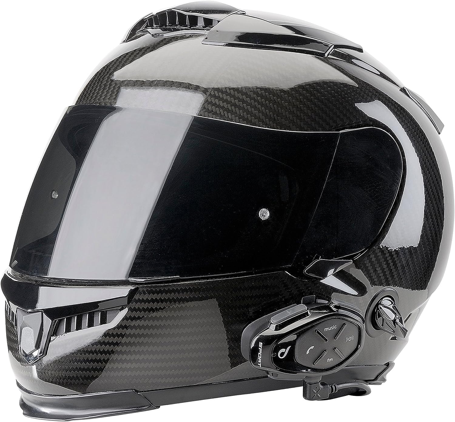Detalle 2 de INTERPHONE SPORT Singolo: Interfono Bluetooth per casco moto, autonomia 20h, IP67, fino a 4 piloti, GPS/MP3