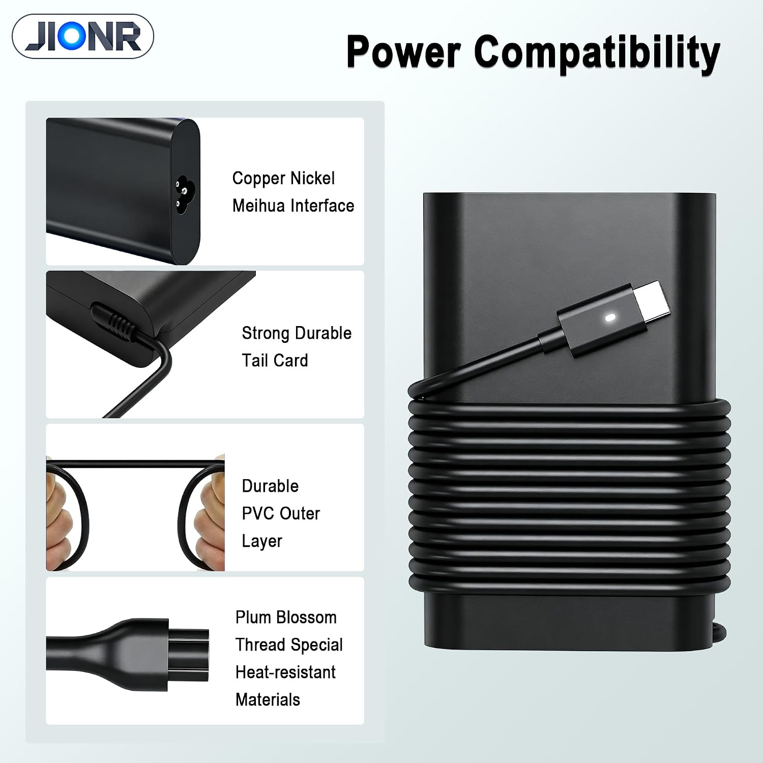 Detalle 2 de JIONR SK90190342 65W USB-C Laptop Charger for Dell
