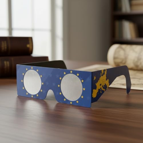 Detalle 2 de Gafas Eclipse Solar Homologadas ISO 12312-2 CE EPI | Absolute Eclipse – Pack 2