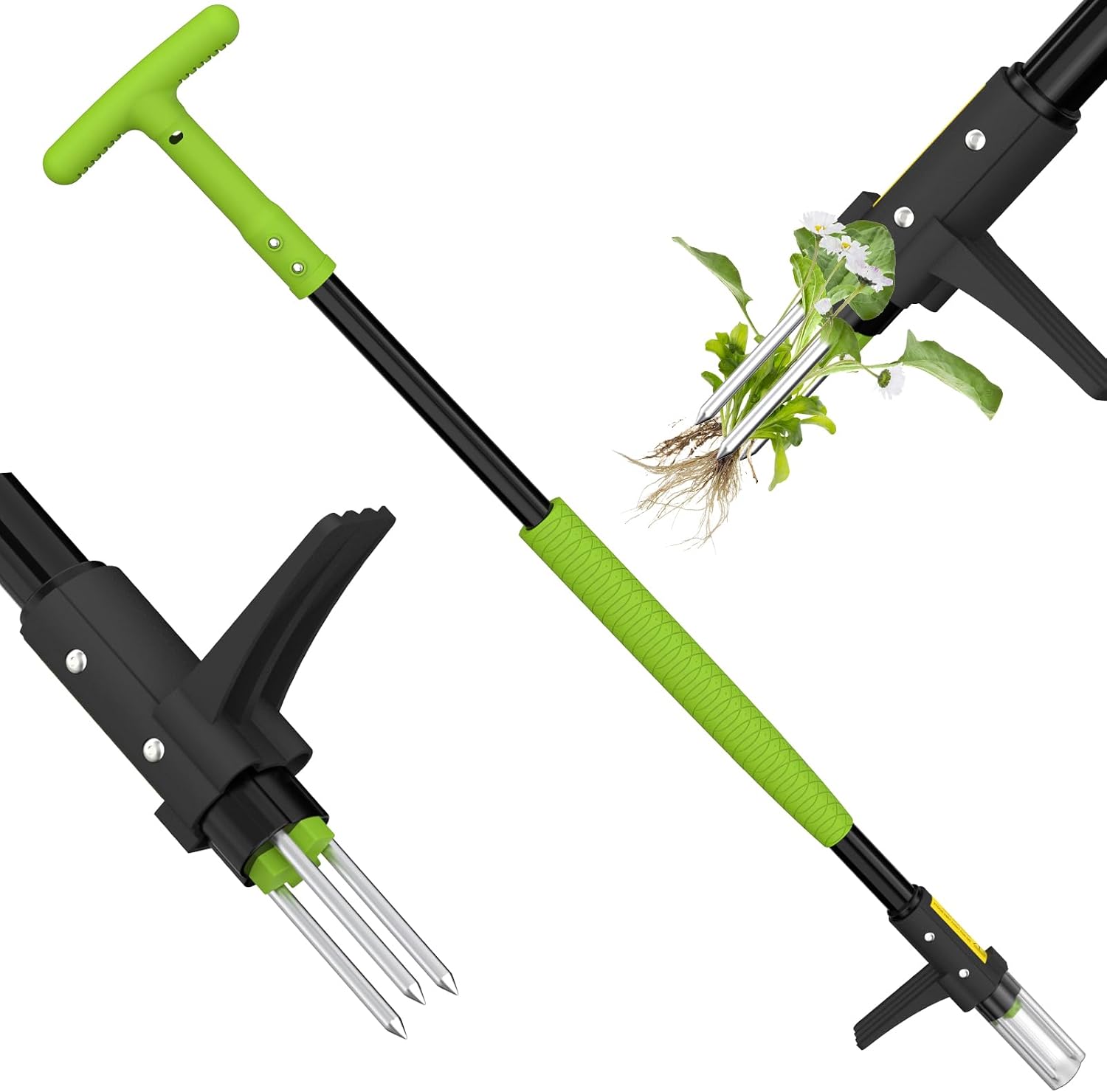 Detalle de Ergohortus Weed Remover Tool — Stand Up Weeder for Root Removal