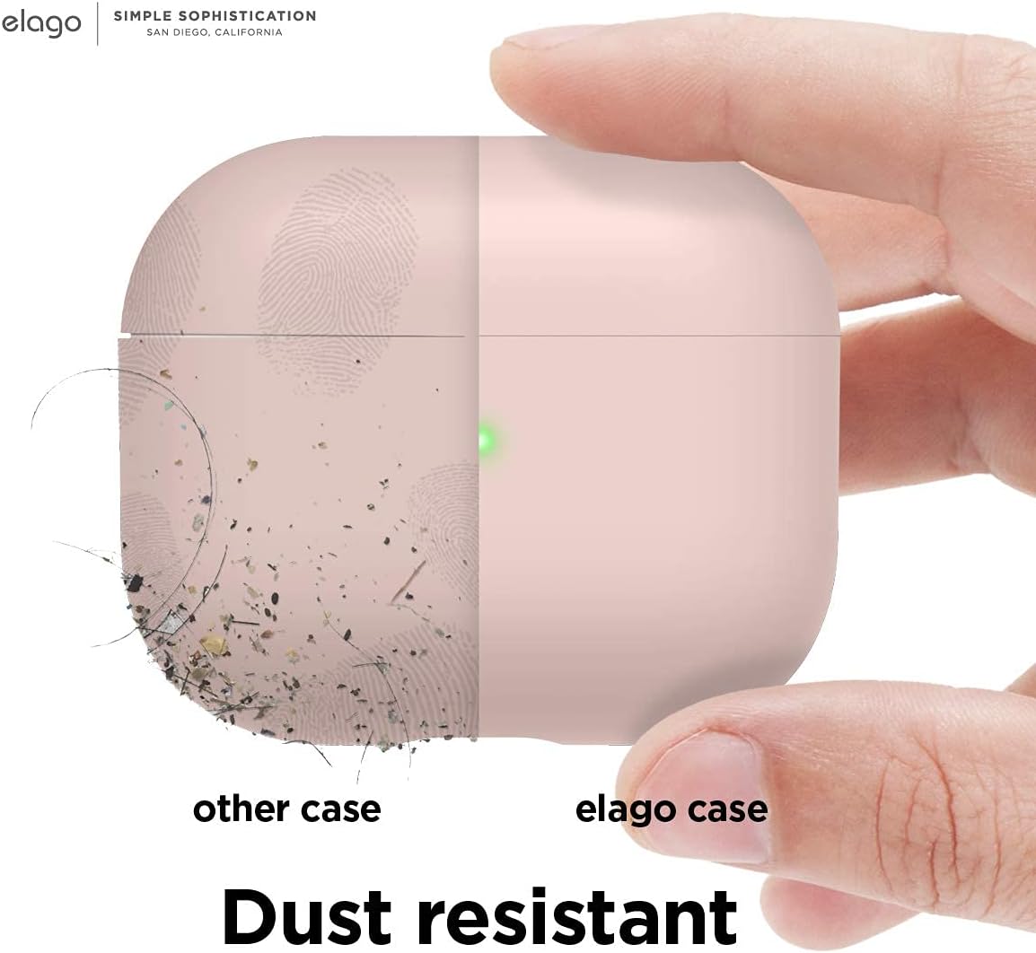 Detalle de elago Coque Liquide Hybride pour AirPods 3 – Protection triple couche (Rose)