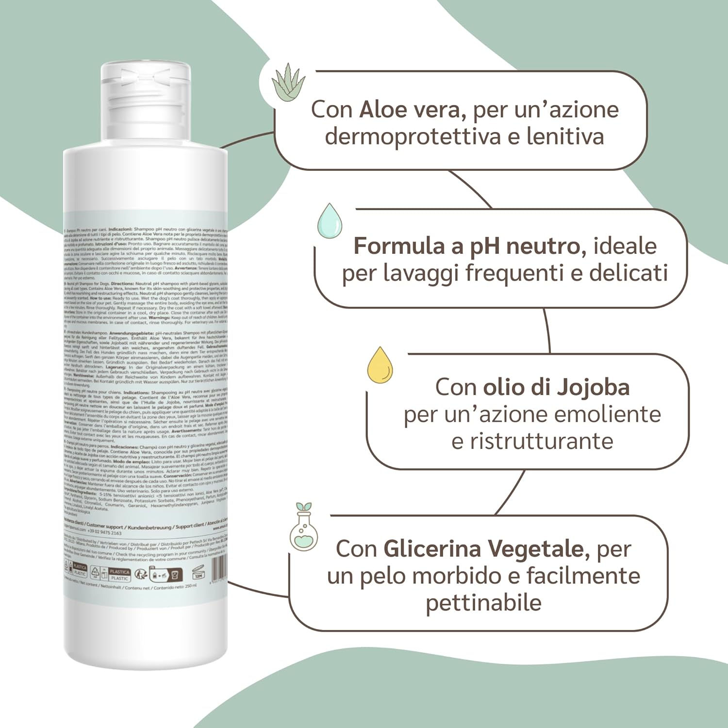 Thumbnail 1 de amusi Shampoo Cani Delicato pH neutro