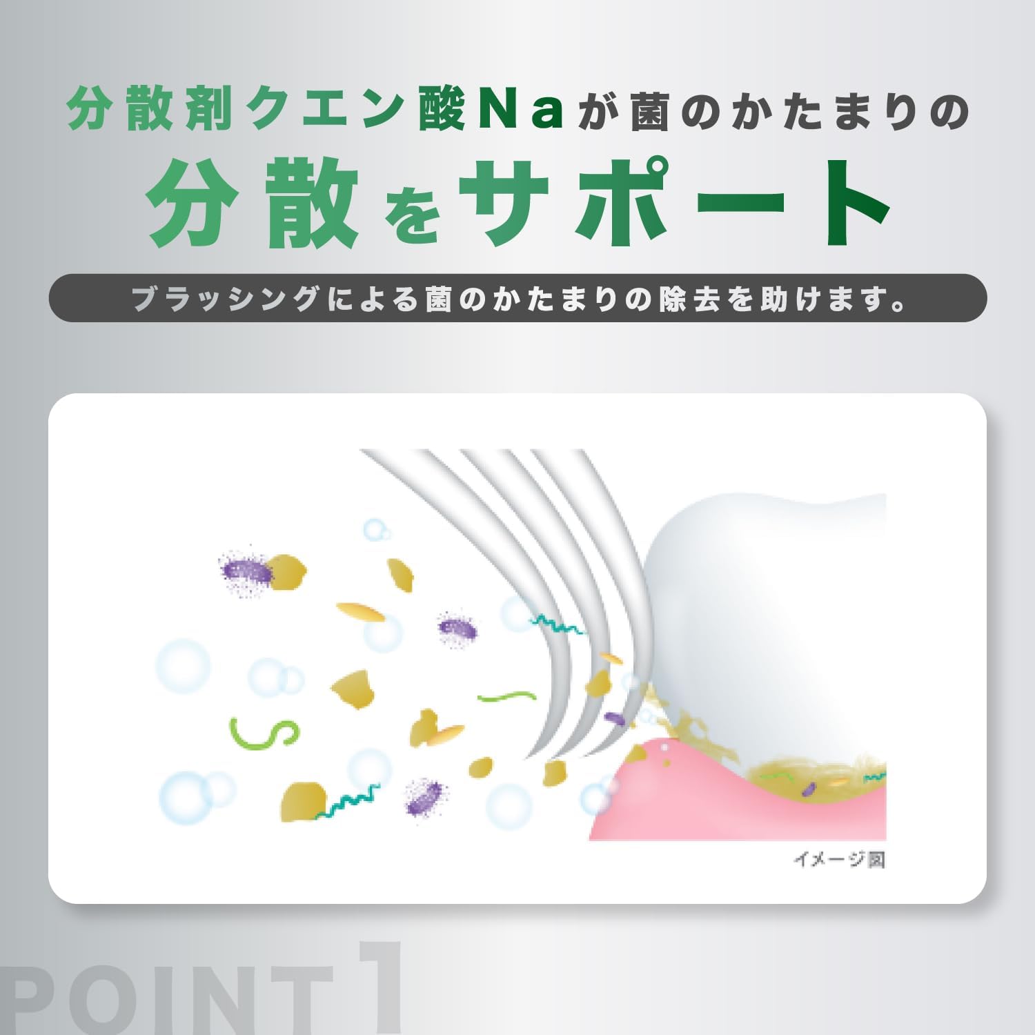 Detalle 2 de GUM(ガム)デンタルリンス ノンアルコールタイプ 液体ハミガキ 1300ml CPC配合