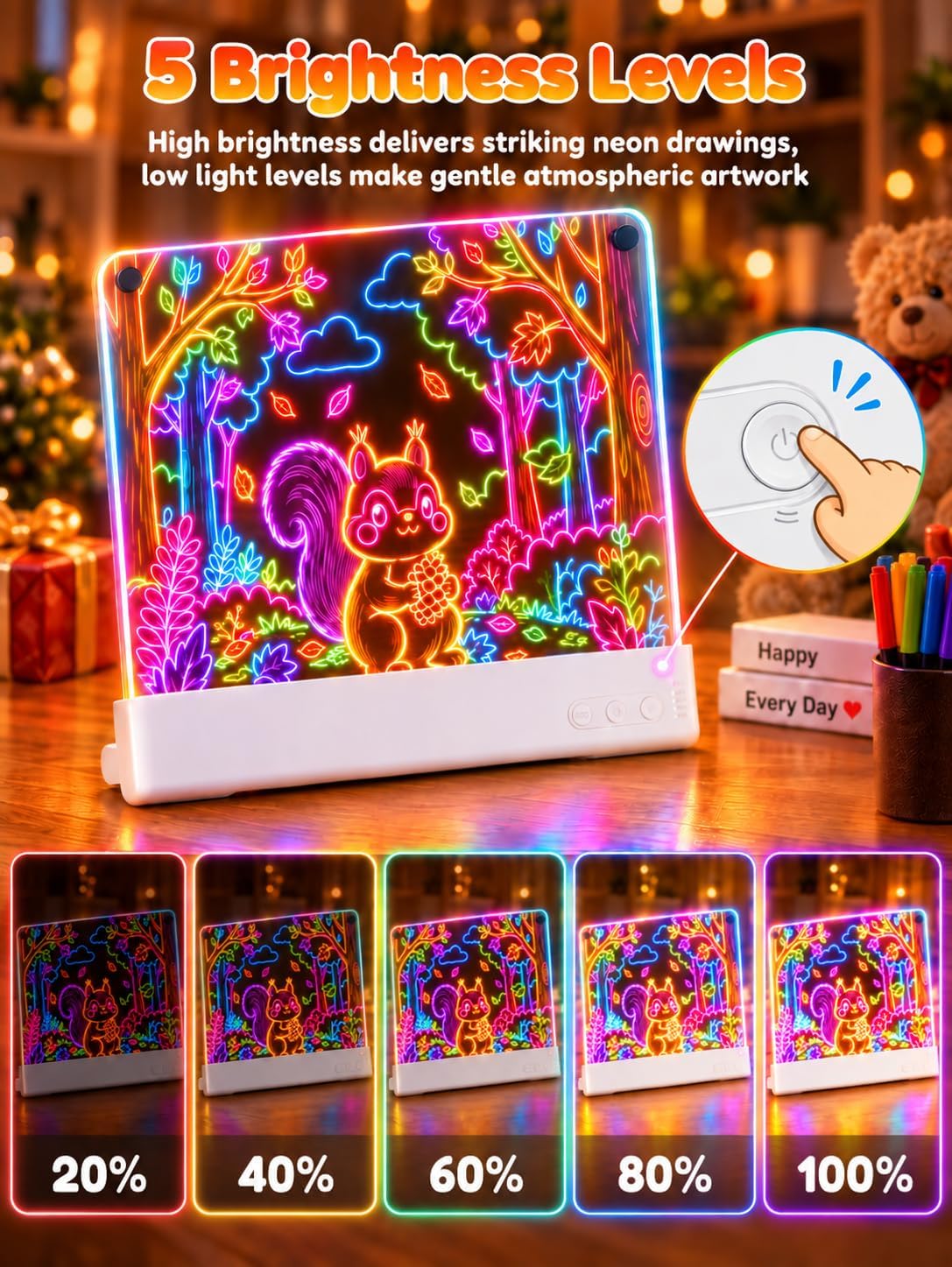 Detalle de Acoath LED Drawing Board, 16-Inch