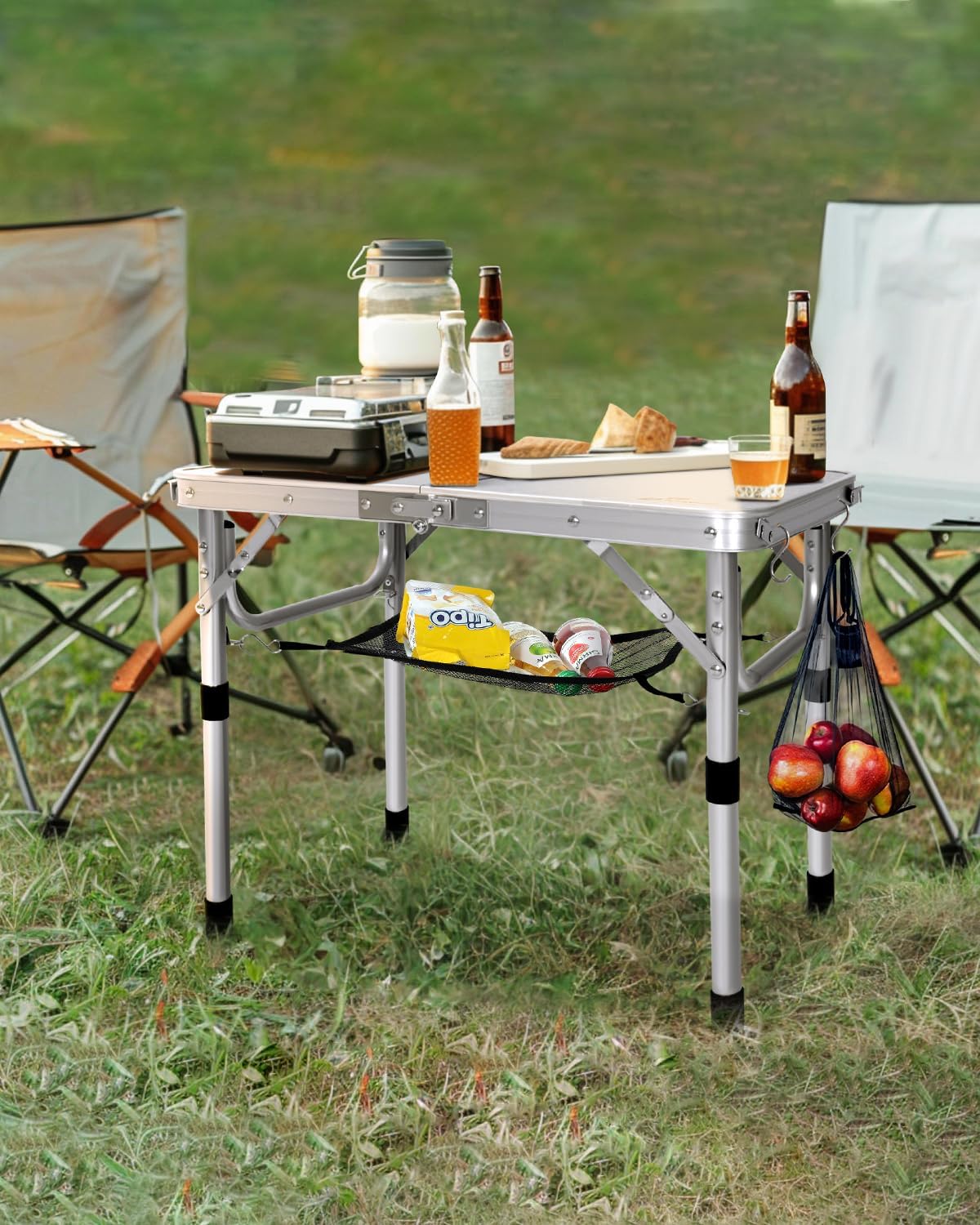 Detalle 2 de Sportneer Folding Camping Table 23.6" x 15.7" ⛺