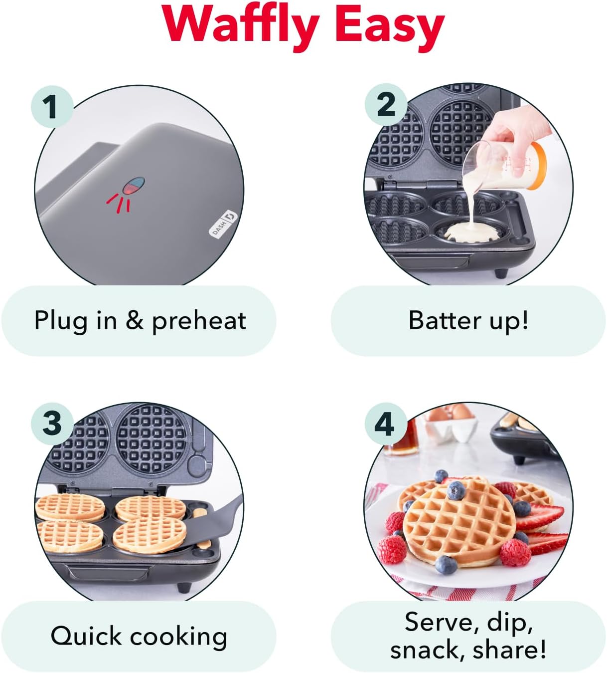 Thumbnail 5 de DASH Dash Multi Mini Waffle Maker