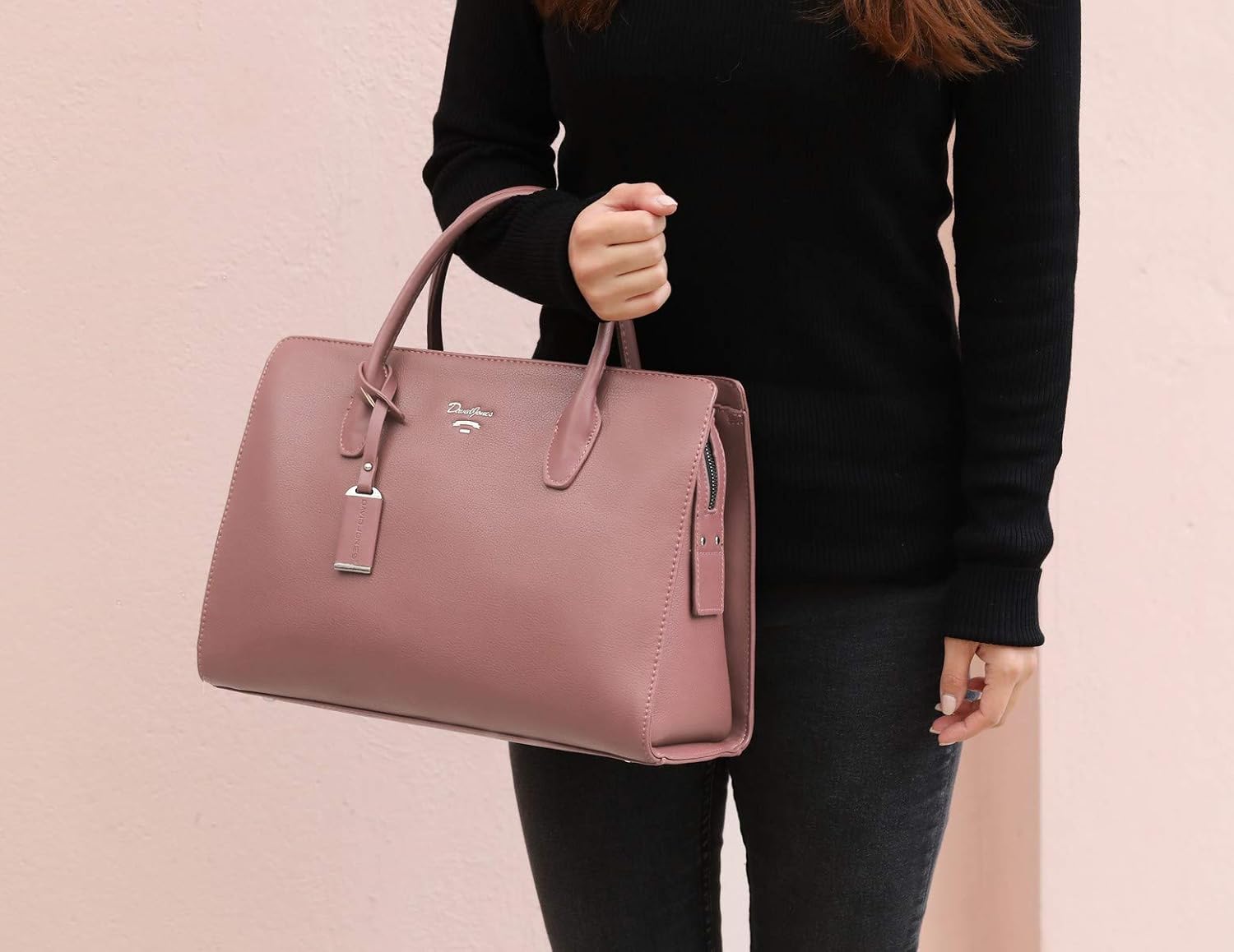 Thumbnail 1 de David Jones Bolso Tote 34x26x14 cm rosa