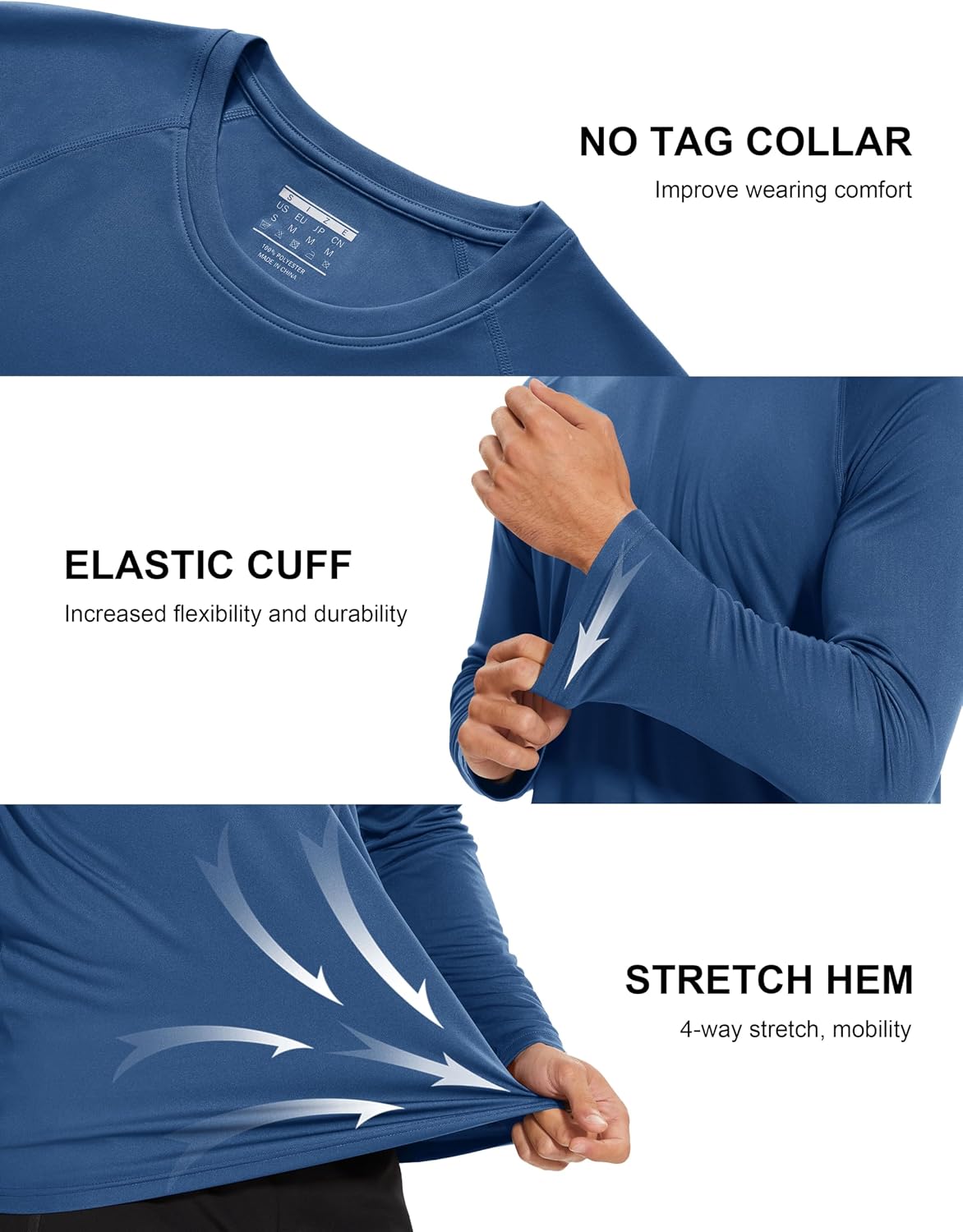 Detalle 2 de MAGCOMSEN MCSFSCX-144 Men's Long Sleeve UPF 50+ Sun Shirt