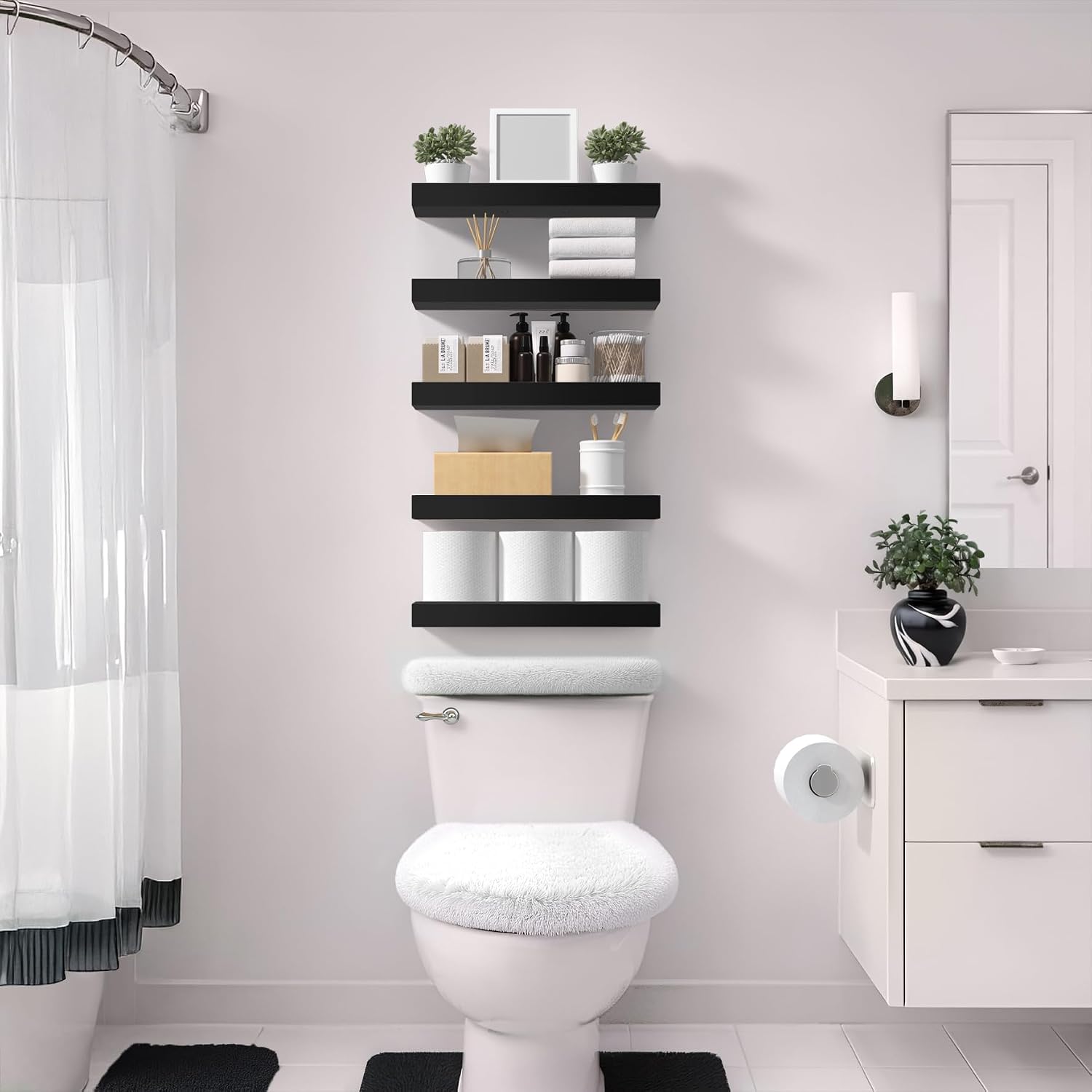 Detalle 2 de Sorbus Floating Shelves Set of 3