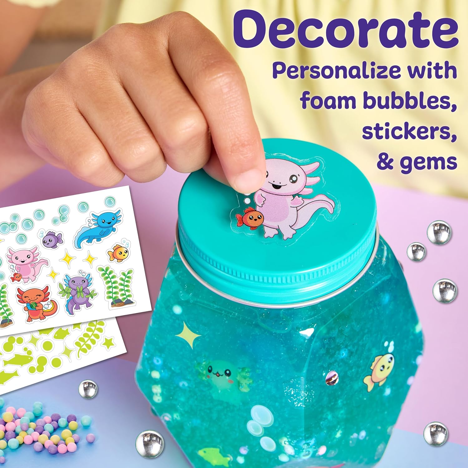 Detalle 2 de Creativity for Kids Axolotl Aquarium Craft Kit, Ages 6+