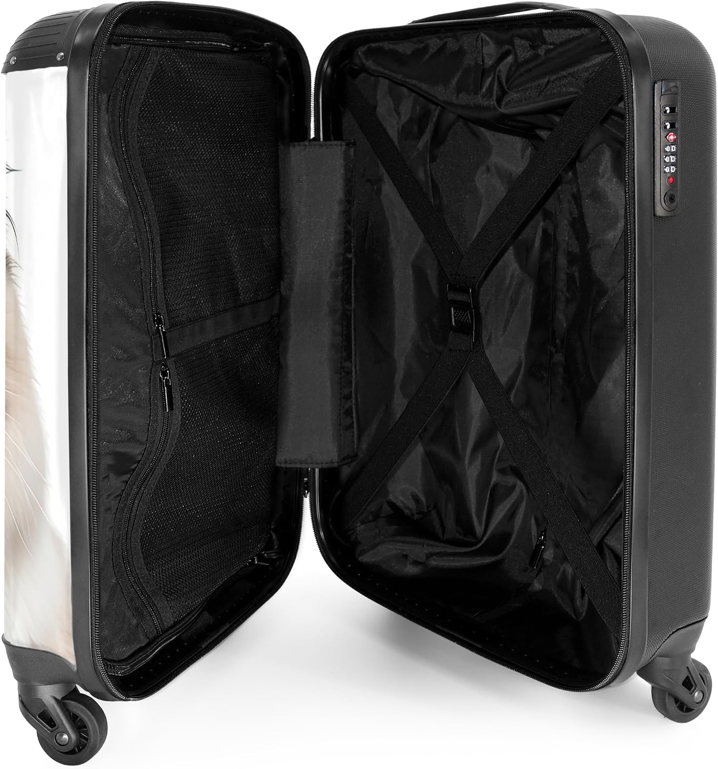 Thumbnail 3 de Maleta de Cabina Gato ✈️ con Ruedas Giratorias 360° NoBoringSuitcases
