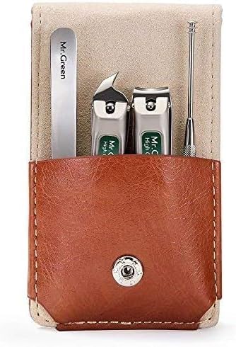 Detalle de MR.GREEN 4-Piece Manicure Set with Portable Leather Case