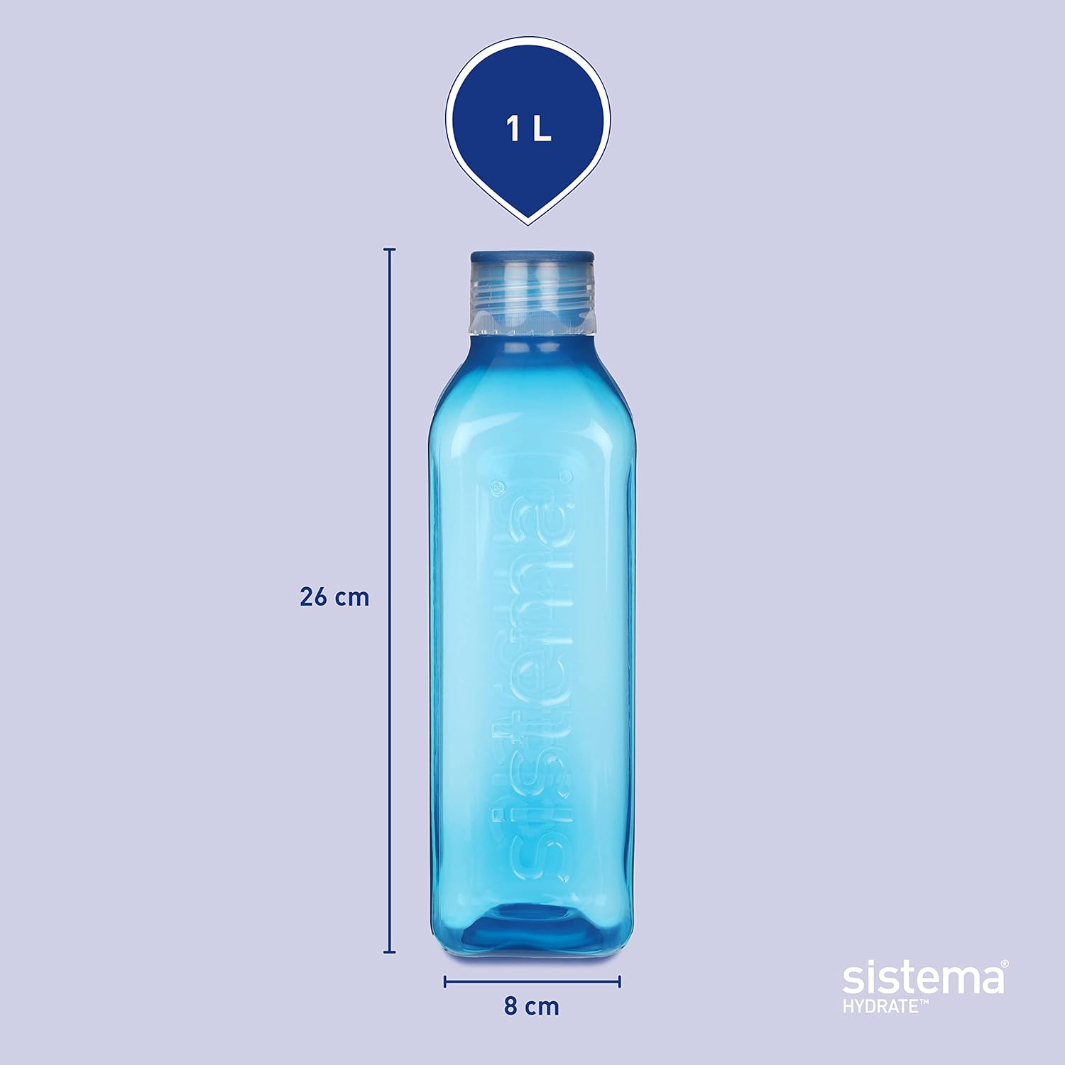 Thumbnail 4 de Sistema Square 1L leakproof kids water bottle set