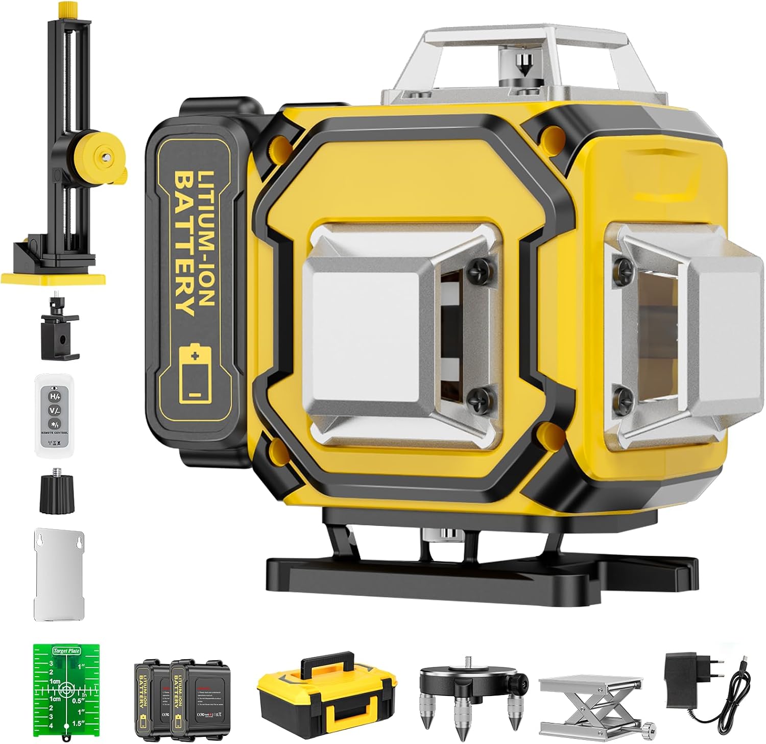 Detalle de Bogseth Livella Laser Autolivellante 16 linee 4×360° con telecomando e supporto rotante