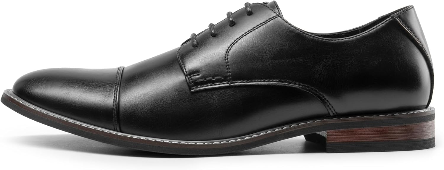 Thumbnail 3 de Bruno Marc Derby Eleganti da Uomo con Lacci – Scarpe Classiche in Simil Pelle