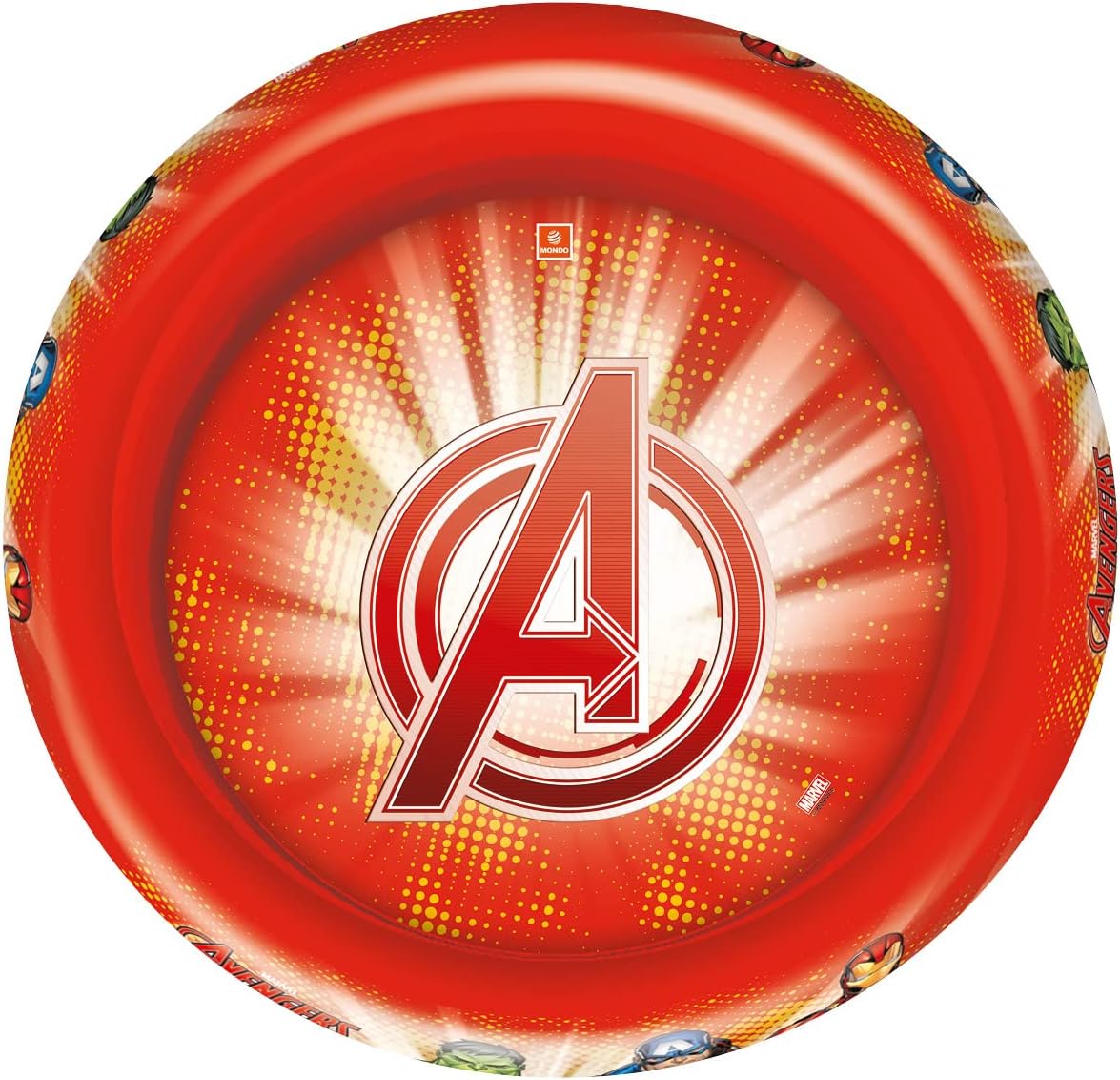 Detalle de Mondo Toys Avengers 2 Rings Pool - Piscina gonfiabile per bambini, diametro 100 cm