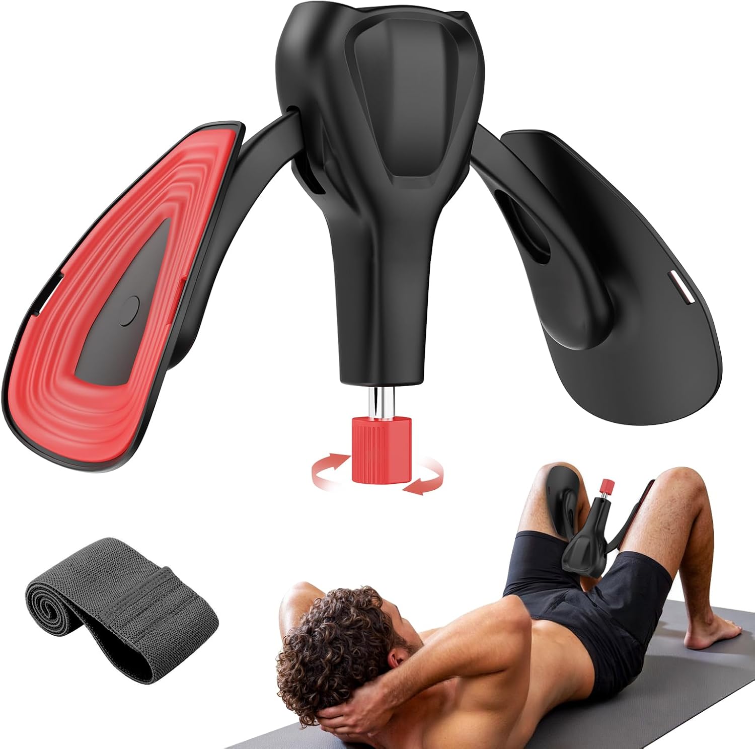 Detalle de Pelvic Floor Exercise Devices 77 lb Adjustable Kegel Inner Thigh Exerciser & Hip Trainer (with Band)