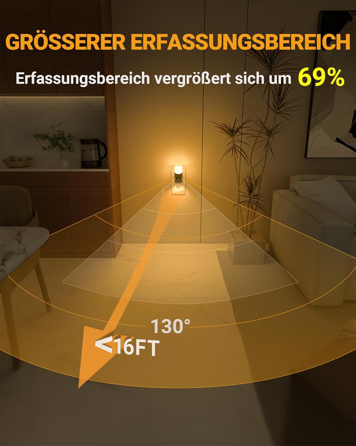 Thumbnail 3 de Lyridz Nachtlicht Steckdose 2 Stück