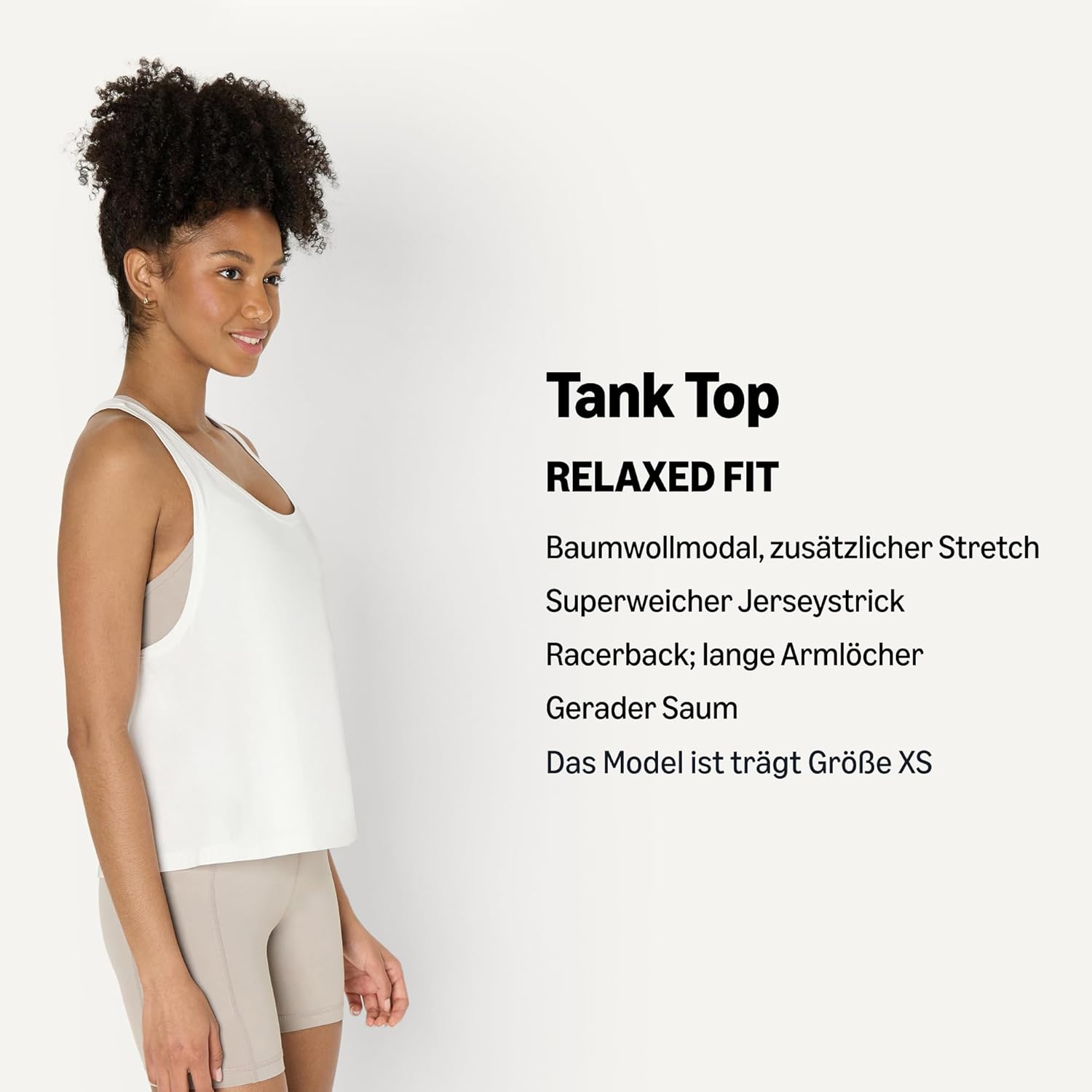 Thumbnail 3 de Amazon Essentials Damen Active Soft Cotton Yoga-Workout-Tanktop Relaxed Fit (weiter Armausschnitt, Racerback)